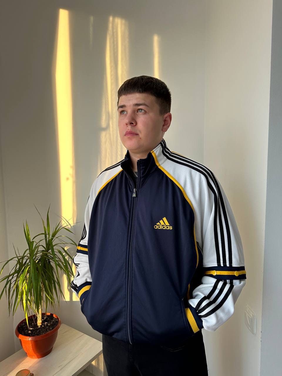 Adidas × Vintage Vintage Adidas Transforms Sportswear Full Zip Hoodie Size US L / EU 52-54 / 3 - 15 Thumbnail