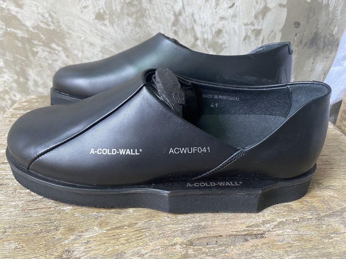 A-COLD-WALL* ACW Leather Asymmetric Slip On Loafer BNIB Size US 8 / EU 41 - 5 Thumbnail