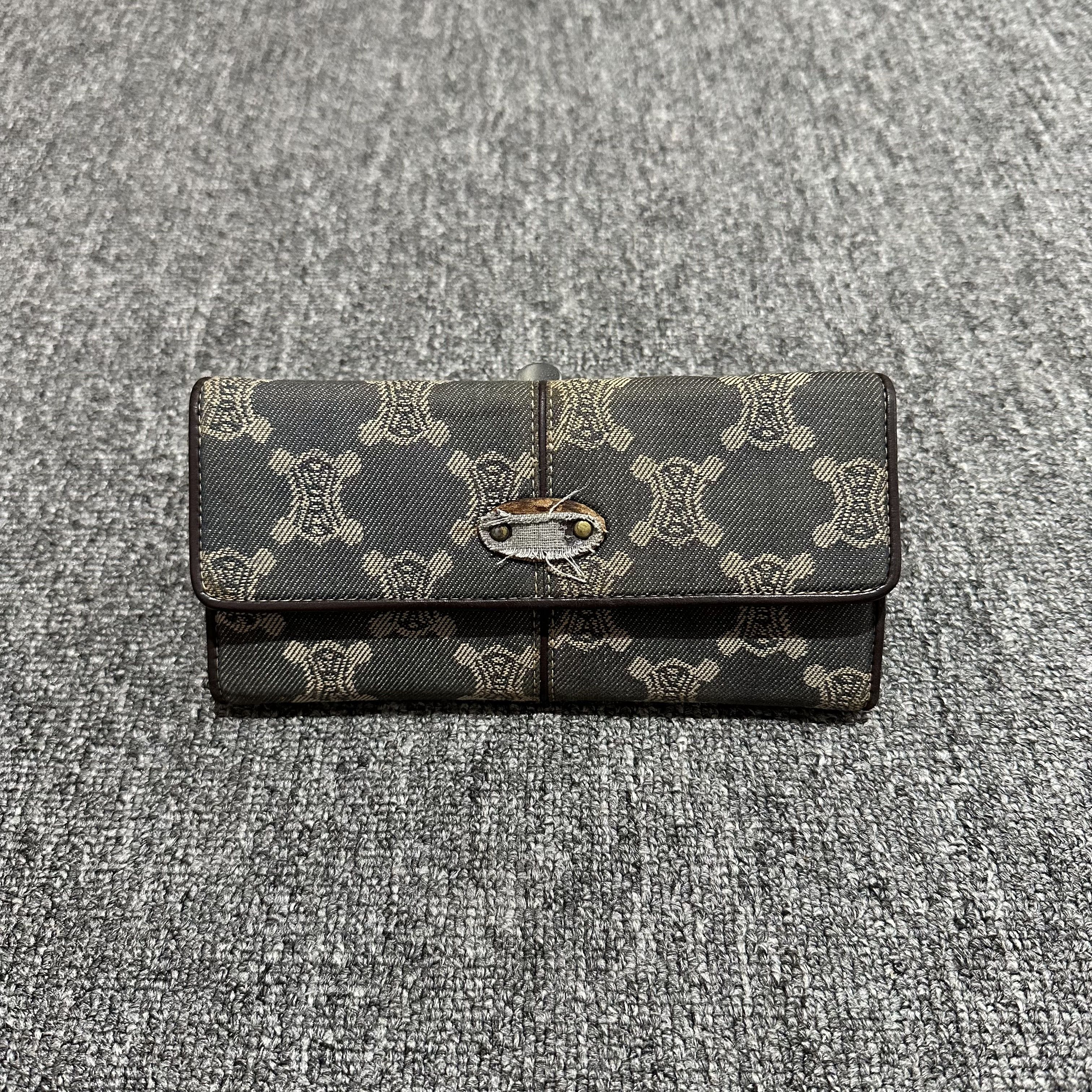 Celine Celine Denim Wallet Size ONE SIZE - 1 Thumbnail