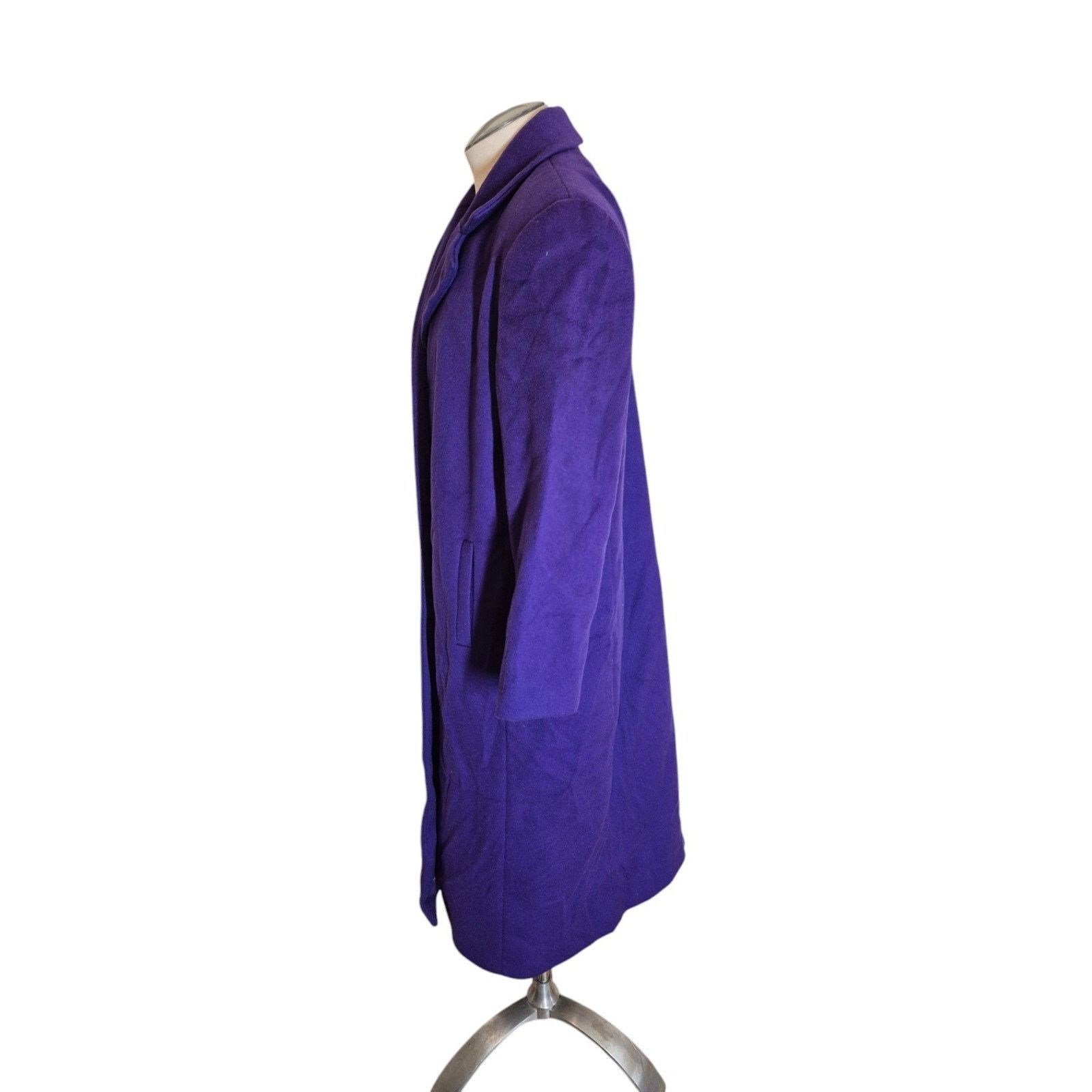 Other Kristen Blake Vintage Wool Coat Felted Wool Long Dress Coat Size L / US 10 / IT 46 - 3 Thumbnail