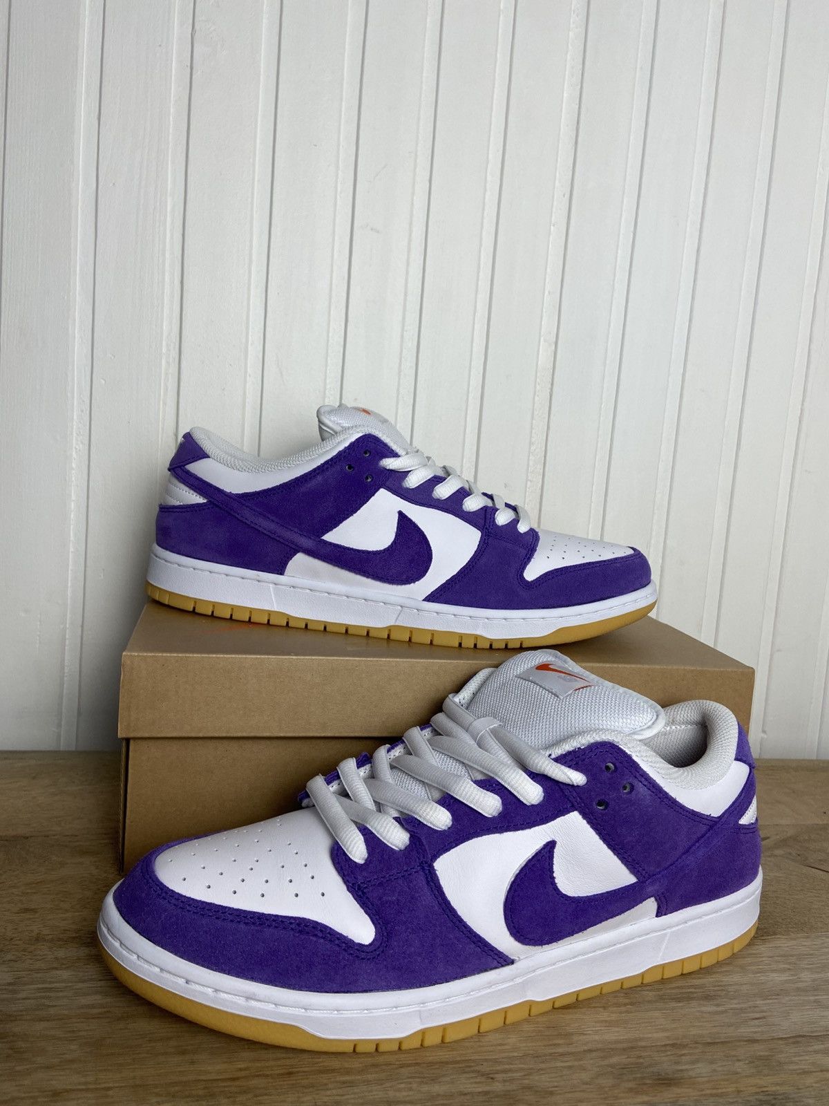 Nike New Nike SB Dunk Low Pro Orange Label Purple size 11US Size US 11 / EU 44 - 10 Thumbnail