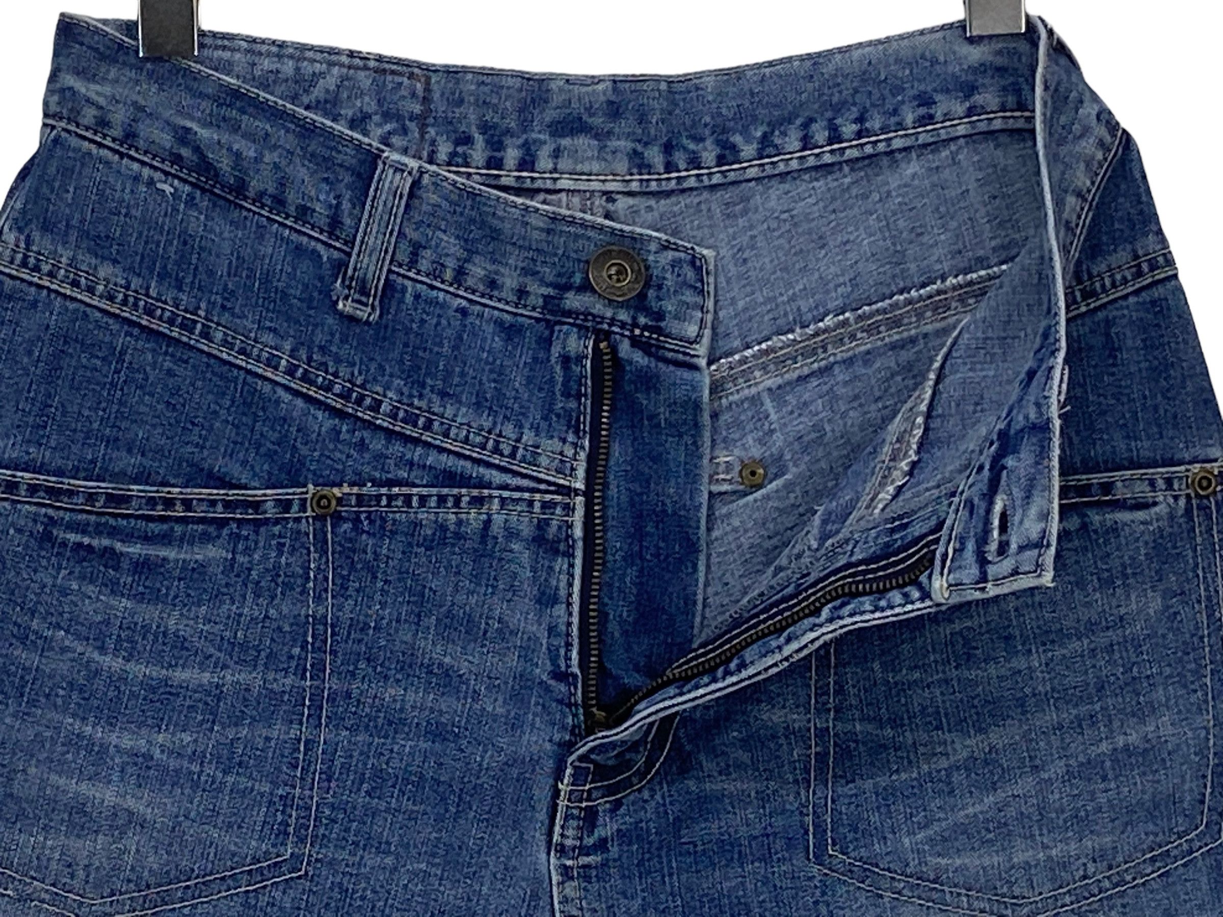 Japanese Brand Mili Mili Baker Pocket Drop Crotch Jeans Size US 30 / EU 46 - 7 Thumbnail
