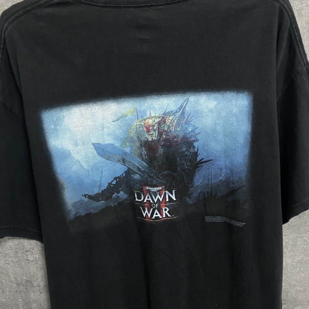Vintage Vintage Warhammer 40000 Dawn Of War Promo Game Black T-Shirt Size US XL / EU 56 / 4 - 10 Thumbnail