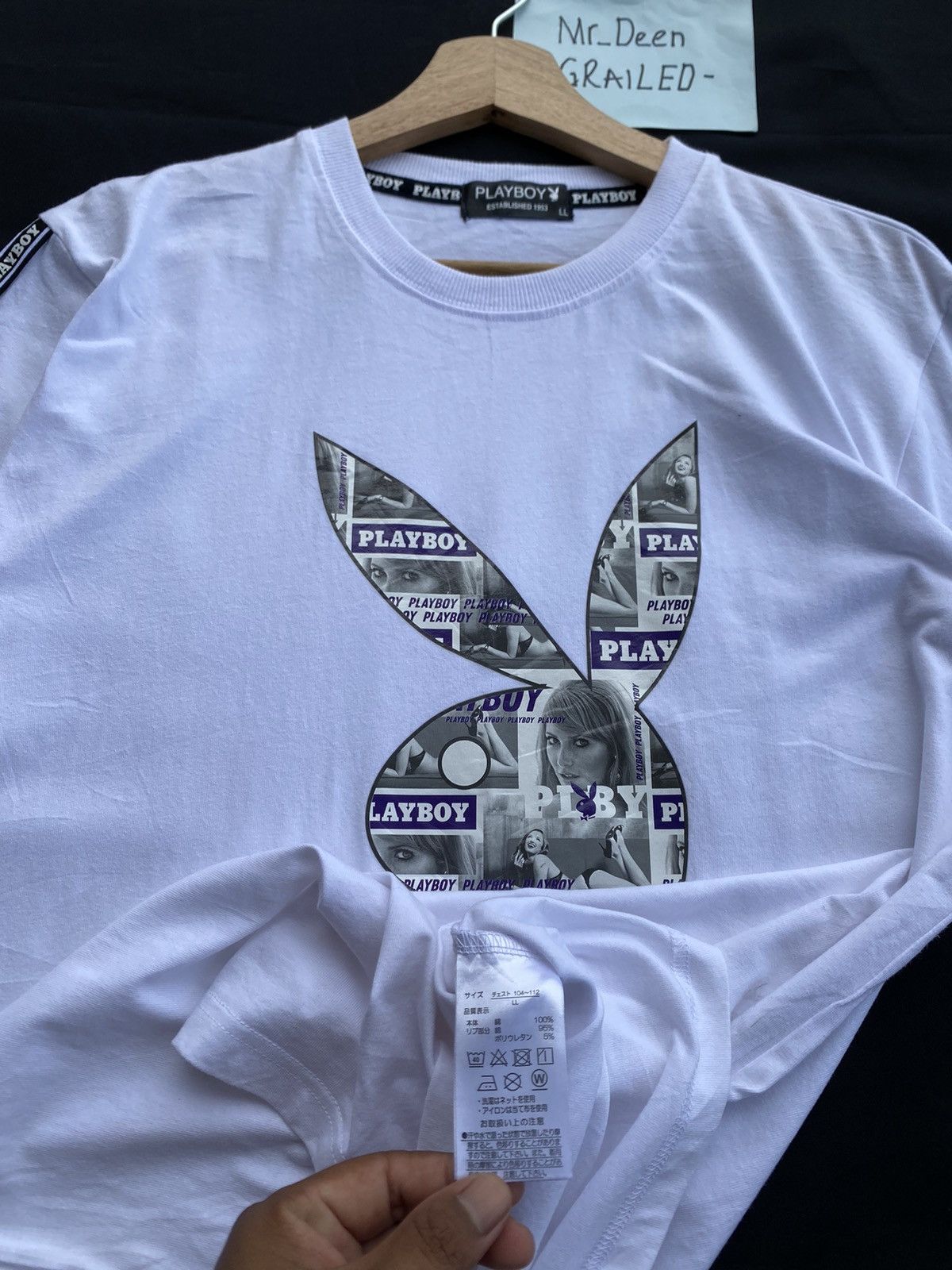 Playboy Rare Vintage Playboy Big Bunny Logo Tshirt Size US M / EU 48-50 / 2 - 11 Thumbnail