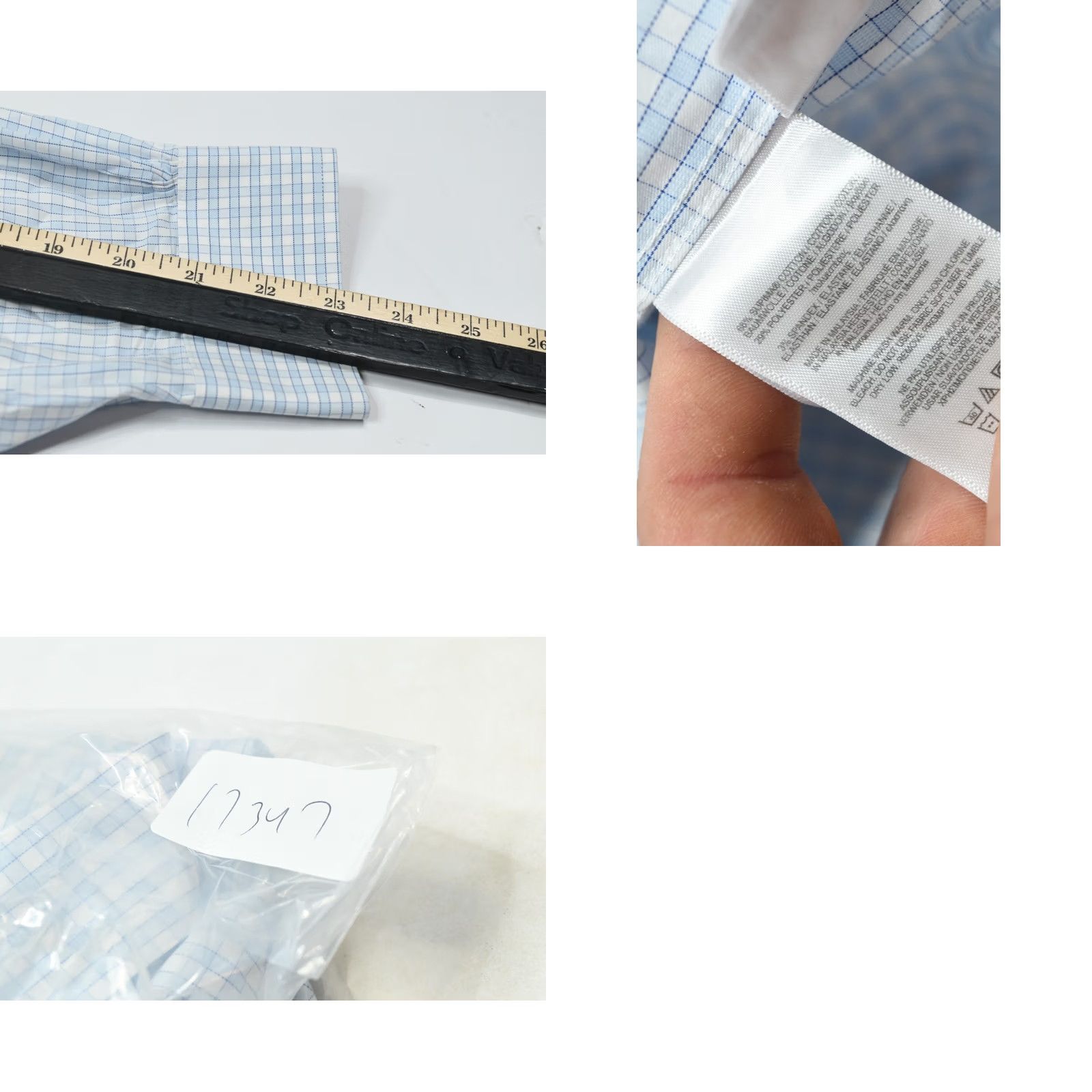 Brooks Brothers Brooks Brothers Madison Performance Shirt Blue Check Coolmax Stretch Dress Shirt Mens 18.5 Regular Long Sleeve Button-Down Collar Vintage No N/A Size US XXL / EU 58 / 5 - 9 Thumbnail