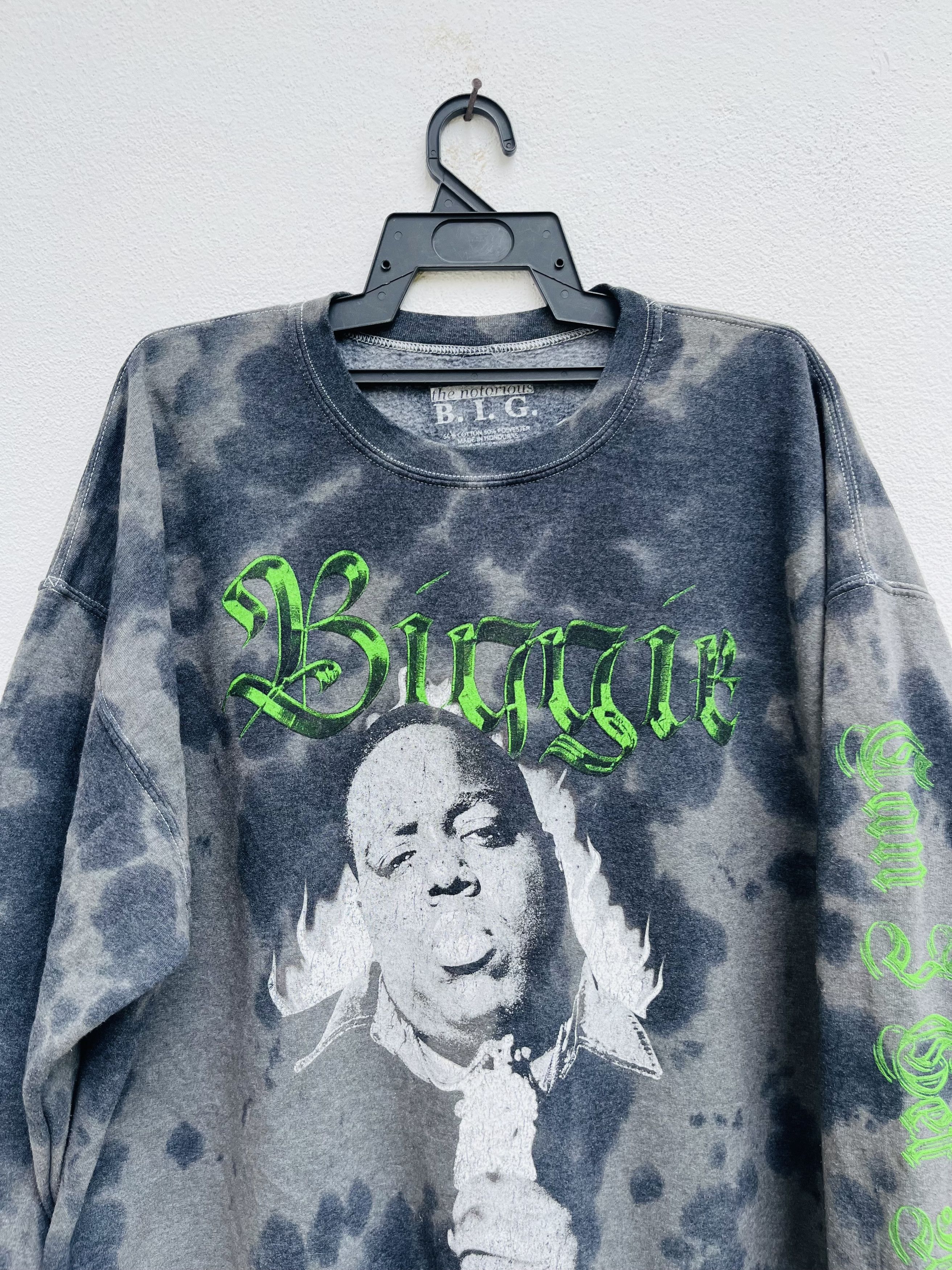 Band Tees × Japanese Brand Vintage Biggie Hip Hop Rapper Streetwear Fashion Style Size US XL / EU 56 / 4 - 3 Thumbnail