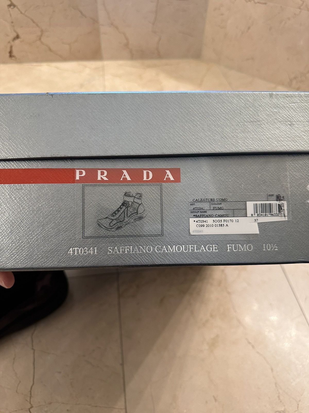 Prada Rare Prada America's Cup Saffiano Camo 10.5 UK (US11.5-12) Size US 11.5 / EU 44-45 - 15 Thumbnail