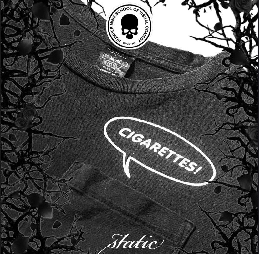 Number (N)ine Number (N)ine SS01 Cigarettes Pocket Tee. Size US M / EU 48-50 / 2 - 4 Thumbnail