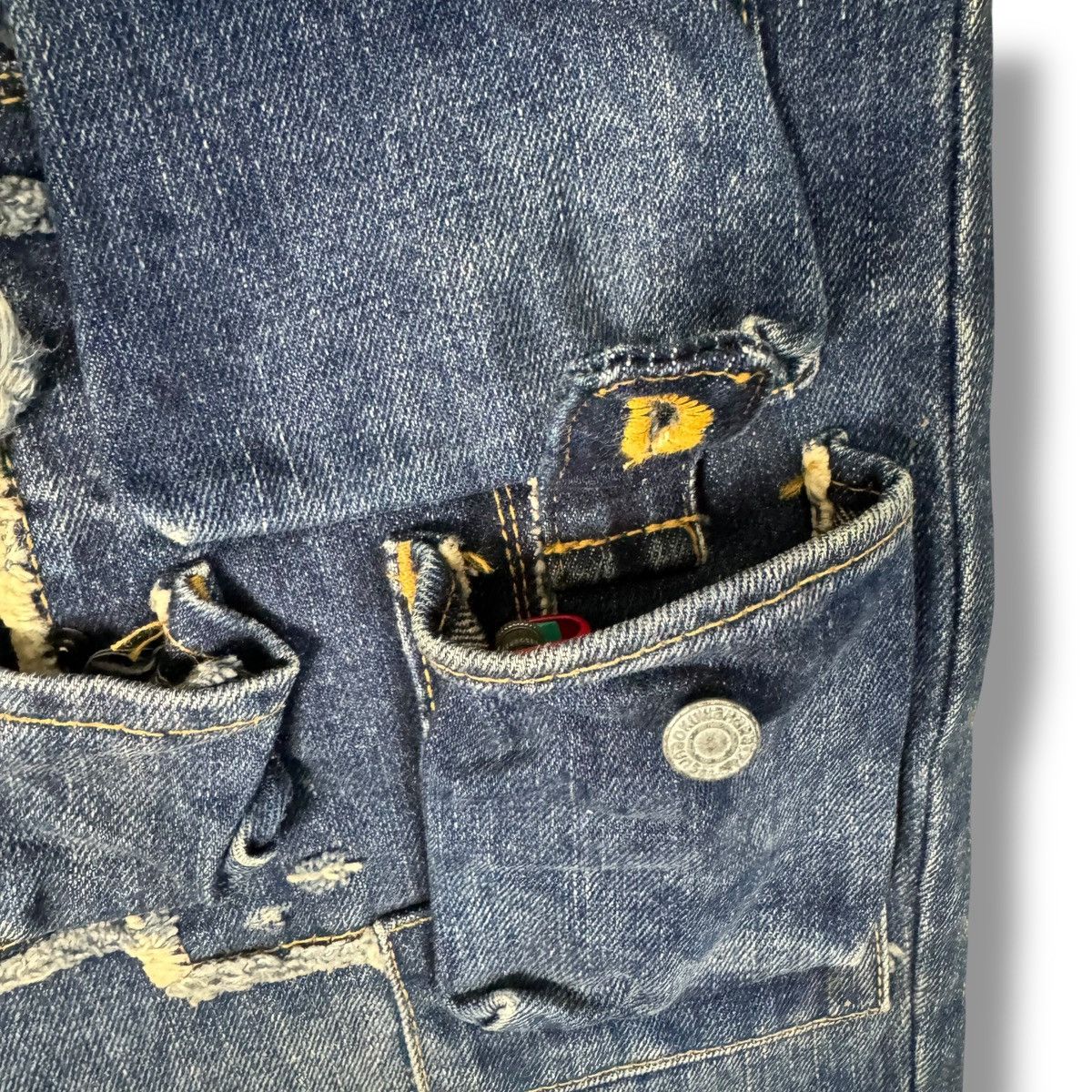 Issey Miyake Sunao Kuwahara Issey Miyake Multi Pocket Denim Short Size US 32 / EU 48 - 6 Thumbnail