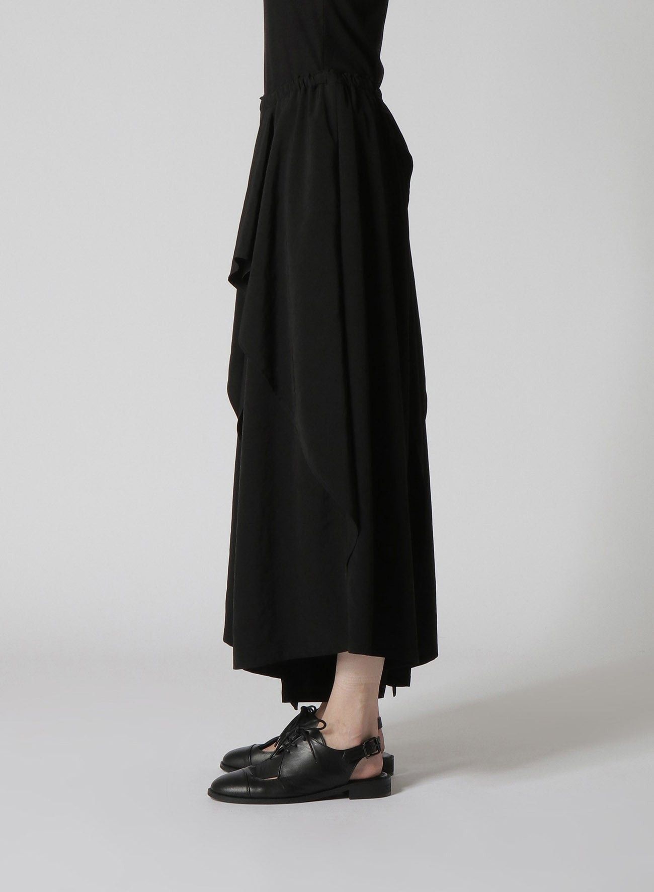 Yohji Yamamoto Y's Yohji Yamamoto - CREPE de CHINE RUFFLE PANTS Size 24" / US 00 / IT 34 - 11 Thumbnail