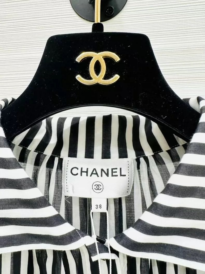 Chanel Chanel Beach series striped shirt skirt Size XS / US 0-2 / IT 36-38 - 5 Thumbnail