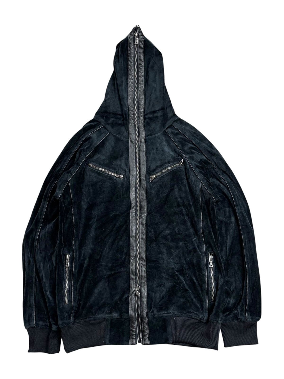 Tornado Mart Tornado Mart Multi Zip Velvet Track Jacket | Grailed