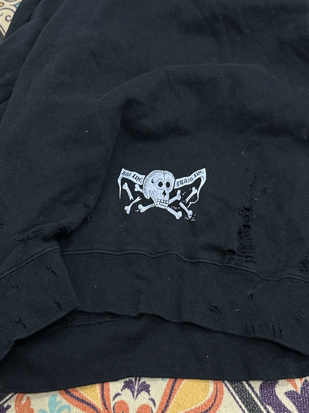 Japanese Brand RNA Japanese “Too Fast To Live Too Young To Die” Distressed Size US M / EU 48-50 / 2 - 10 Thumbnail