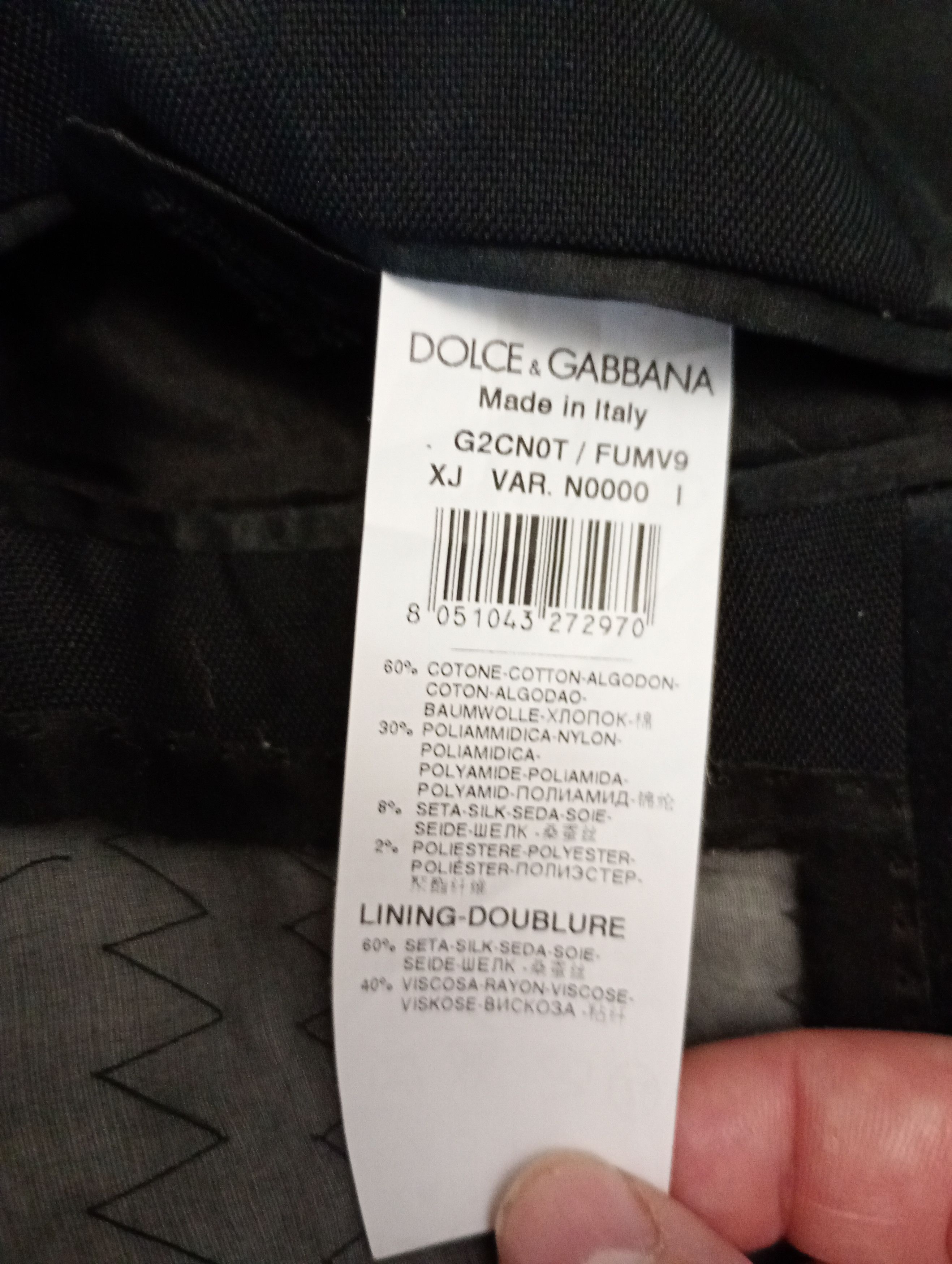 Dolce & Gabbana Dolce & Gabbana Tuxedo 1 Piece Size S (euro 46-48) Size 36R - 16 Thumbnail