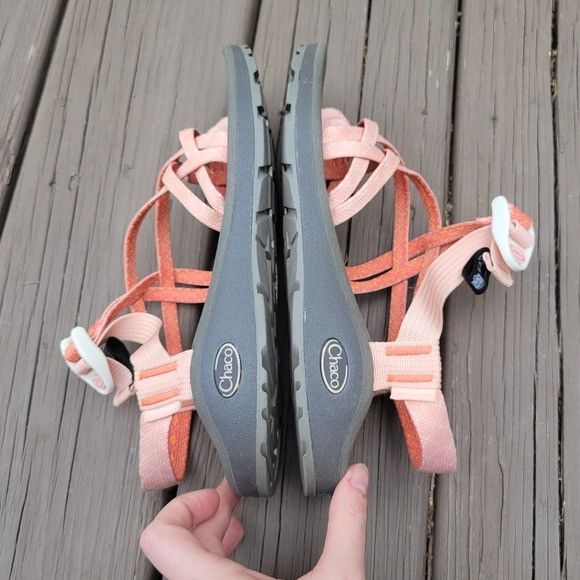 Chaco Chaco ZX/2 Unaweep Espiga Peach Classic Strappy Vibram Sole Size US 9 / IT 39 - 3 Thumbnail