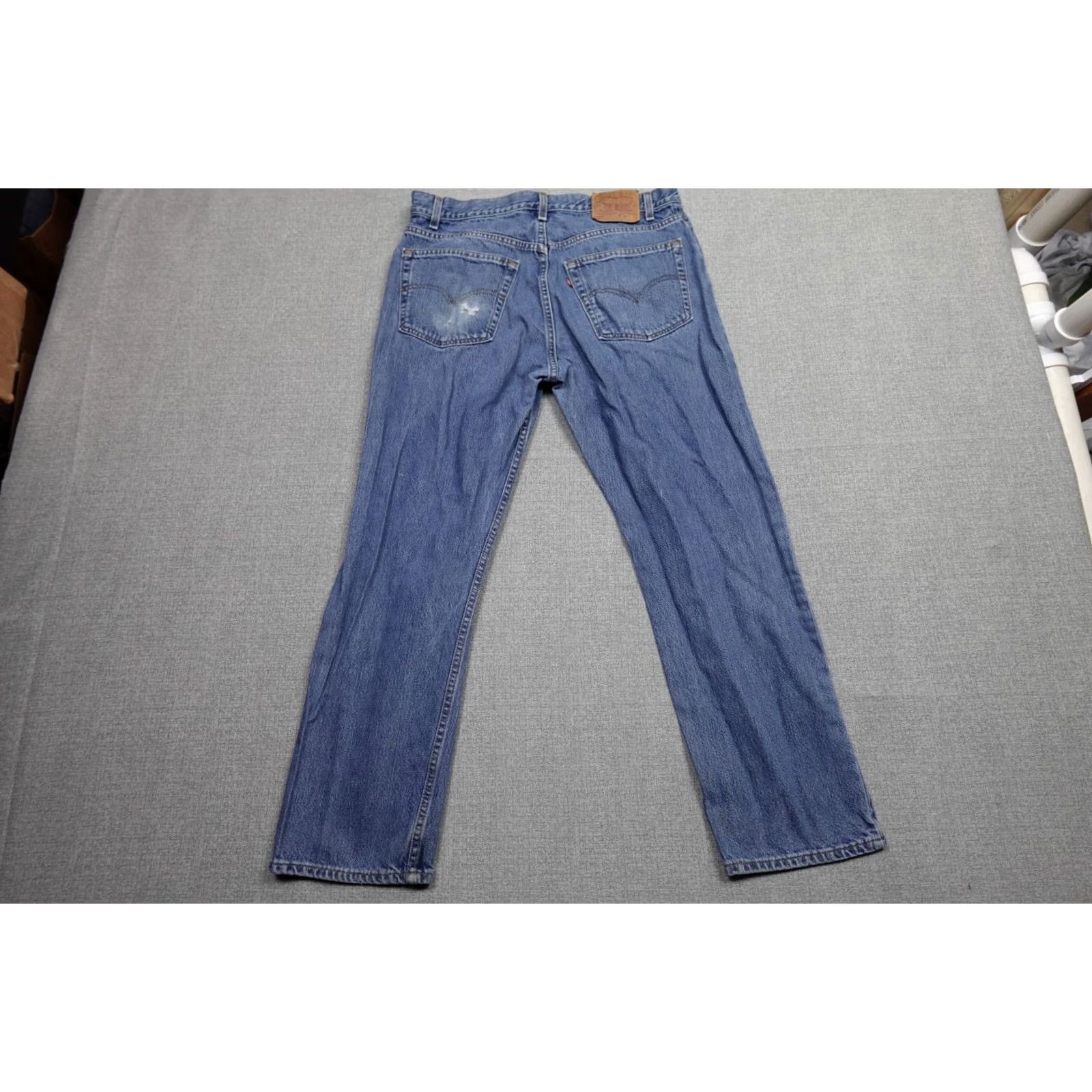 Levi's Vintage Levi's 505 Jeans Mens 38x30 Blue Regular Fit Straight Levi's 505 Cowboy Rancher Jeans Mens Brown? Size US 38 / EU 54 - 5 Thumbnail