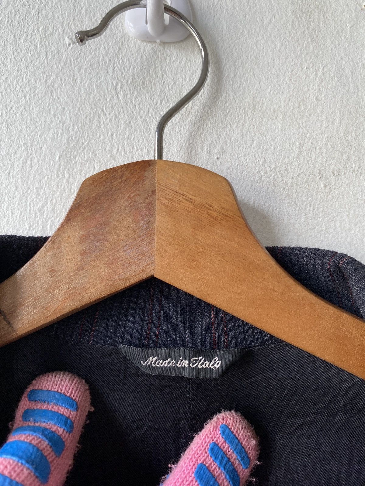 Marithe + Francois Girbaud × Vintage 1990s - Marithe Francois Girbaud Italy Pinstripe Blazer Size 44R - 12 Thumbnail