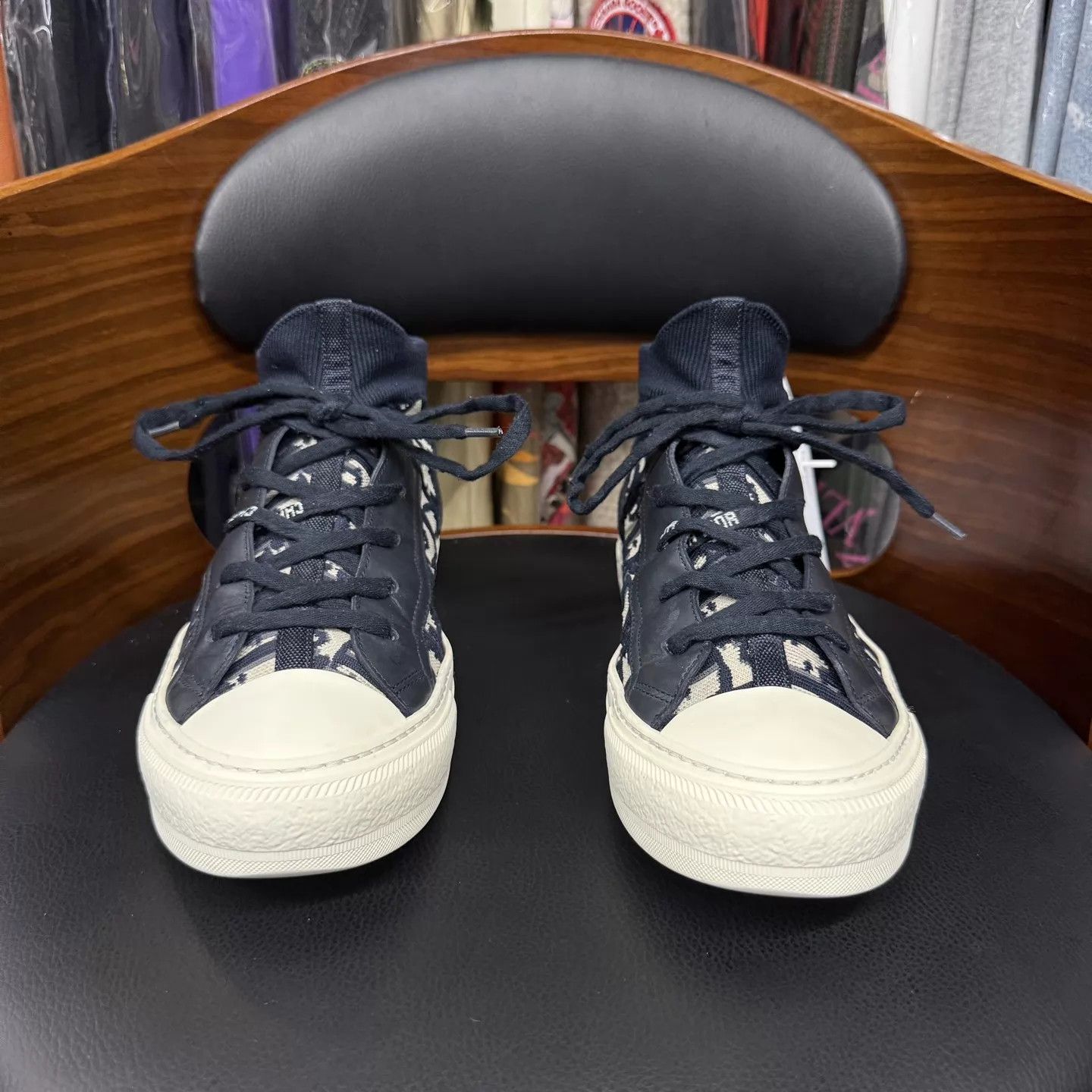 Dior Dior Walk‘n’Dior Blue & White Thick-Soled Sneakers 38.5 Size US 8 / IT 38 - 2 Thumbnail
