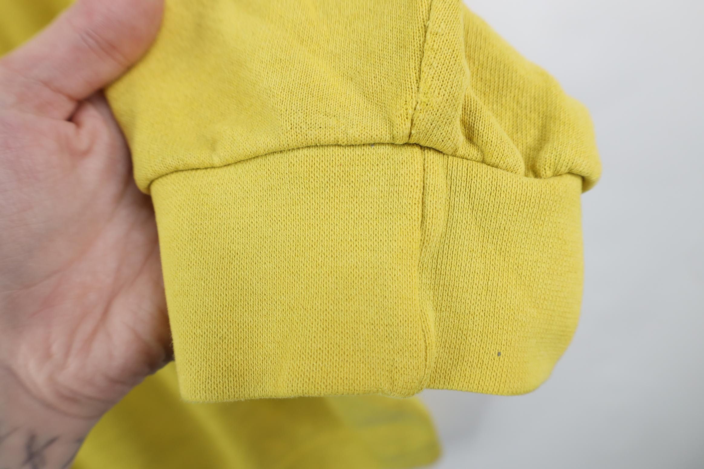 Nike Vintage 90s Y2K Nike Mini Swoosh Sweatshirt Banana Yellow Size US L / EU 52-54 / 3 - 11 Thumbnail