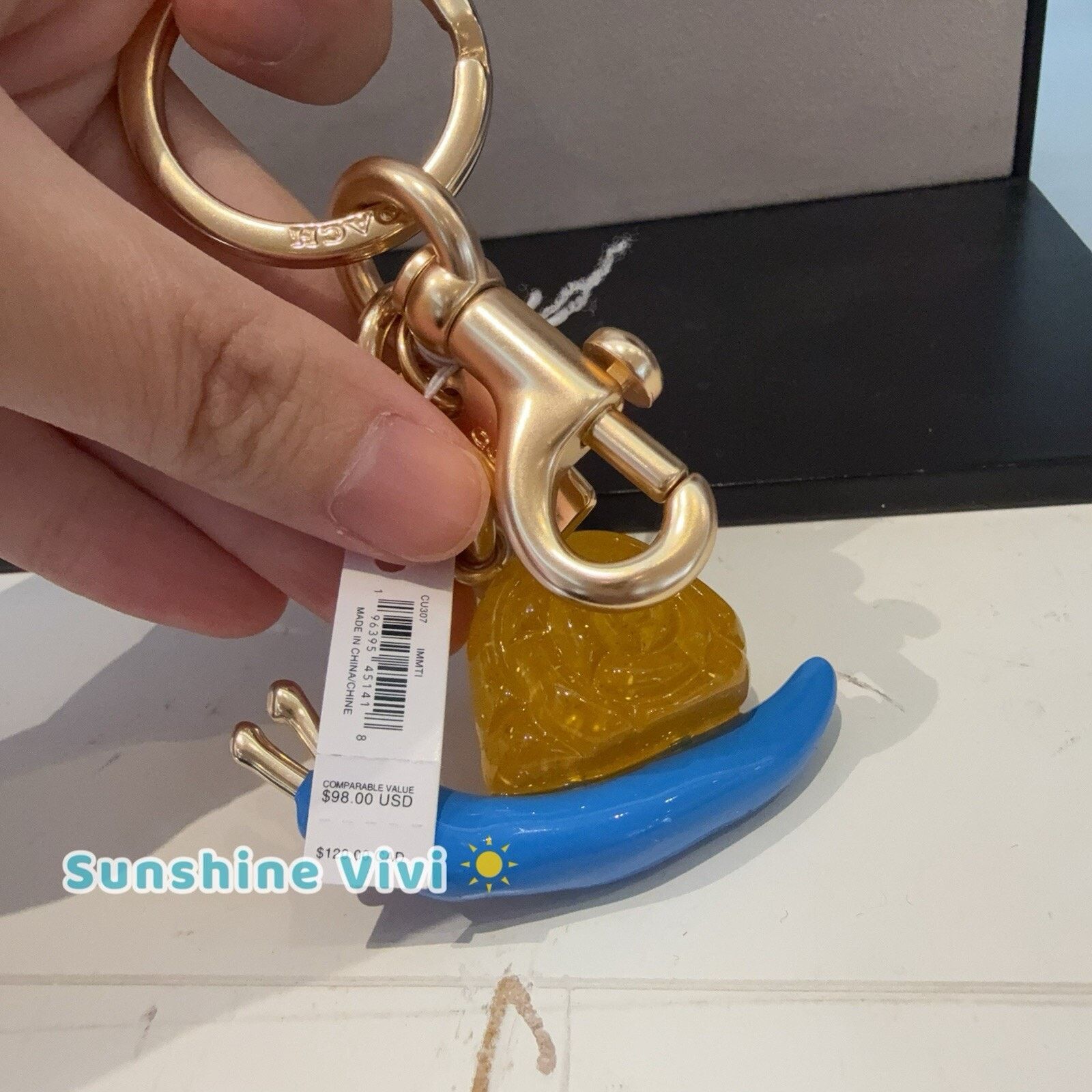 Coach NWT Coach X Observed By Us 3D Snail Bag Charm Fob CU307 Size ONE SIZE - 4 Thumbnail