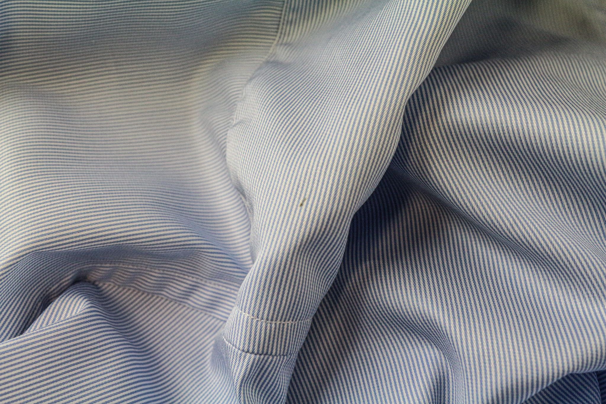 Suitsupply ~L Extra Slim Blue Cotton Striped Shirt 77156 Size US L / EU 52-54 / 3 - 10 Thumbnail