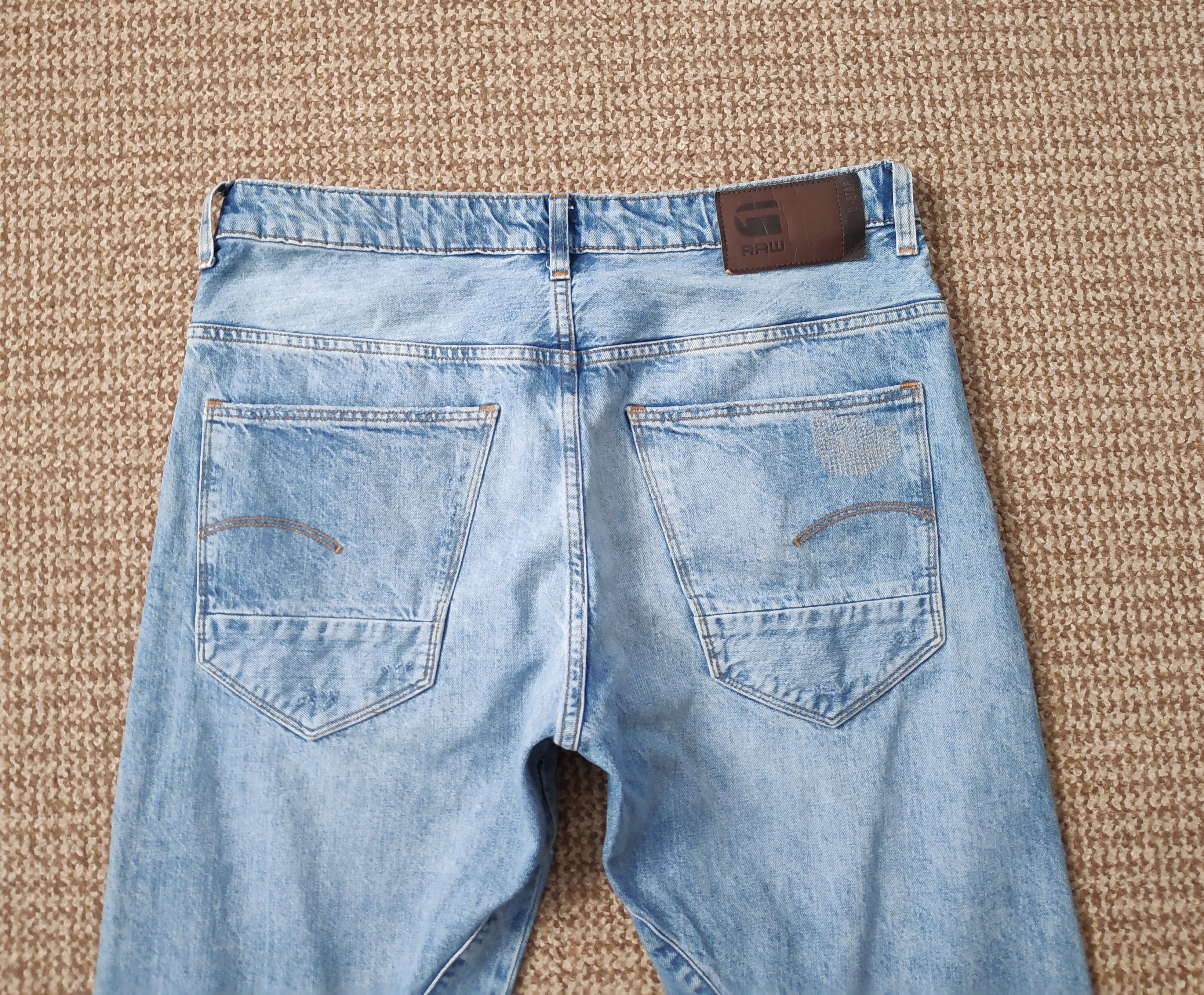 G-Star G-Star Raw Restored Arc 3D Relaxed Tapered Denim Jeans Size US 35 - 3 Thumbnail
