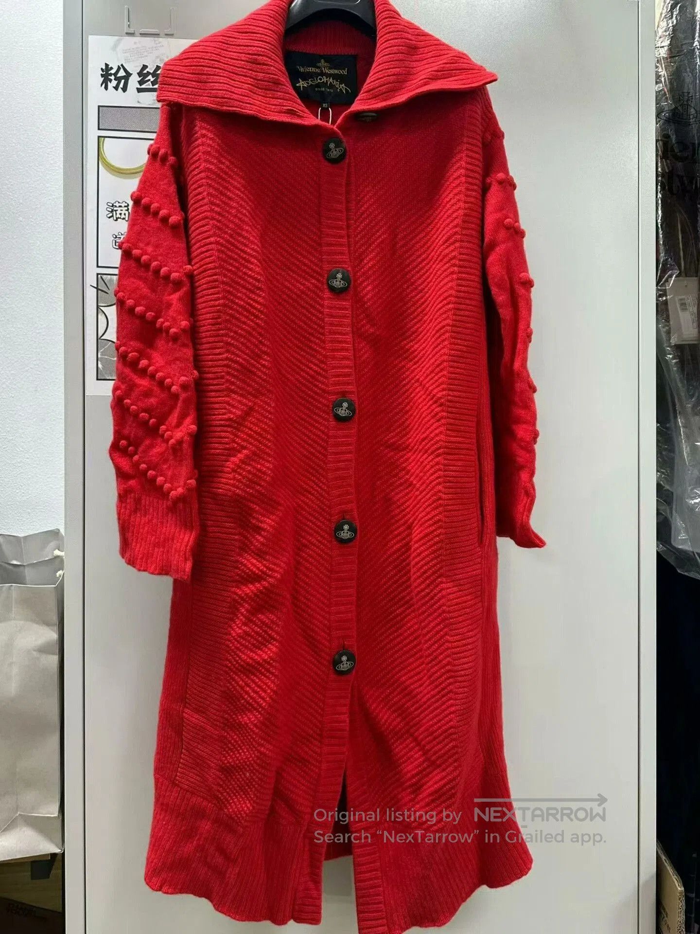 Vivienne Westwood Vivienne Westwood Wool Sweater in Red. Size S / US 4 / IT 40 - 1 Thumbnail