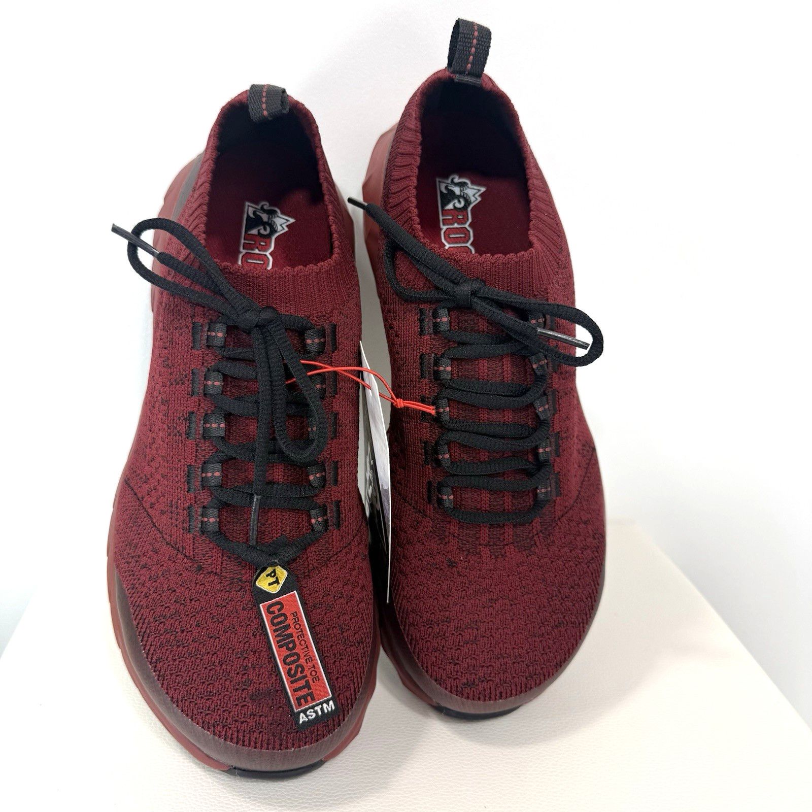 Rocky Rocky Workknit LX Comp Toe Sneakers Red Wo's Size 9.5M Size US 9.5 / IT 39.5 - 4 Thumbnail