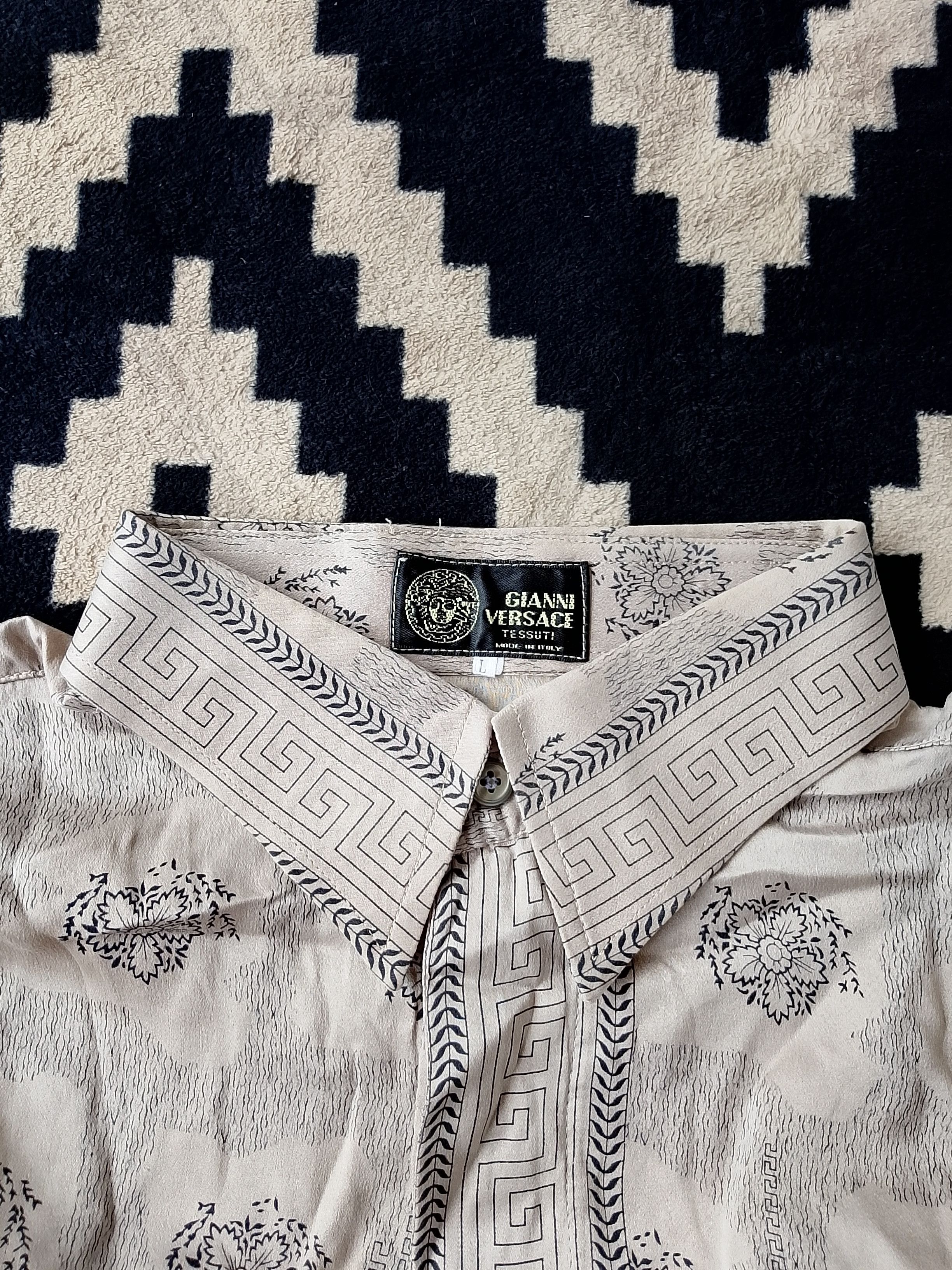 Versace Gianni Versace Tessuti Floral Medusa Archival Luxury Shirt Size US L / EU 52-54 / 3 - 7 Thumbnail