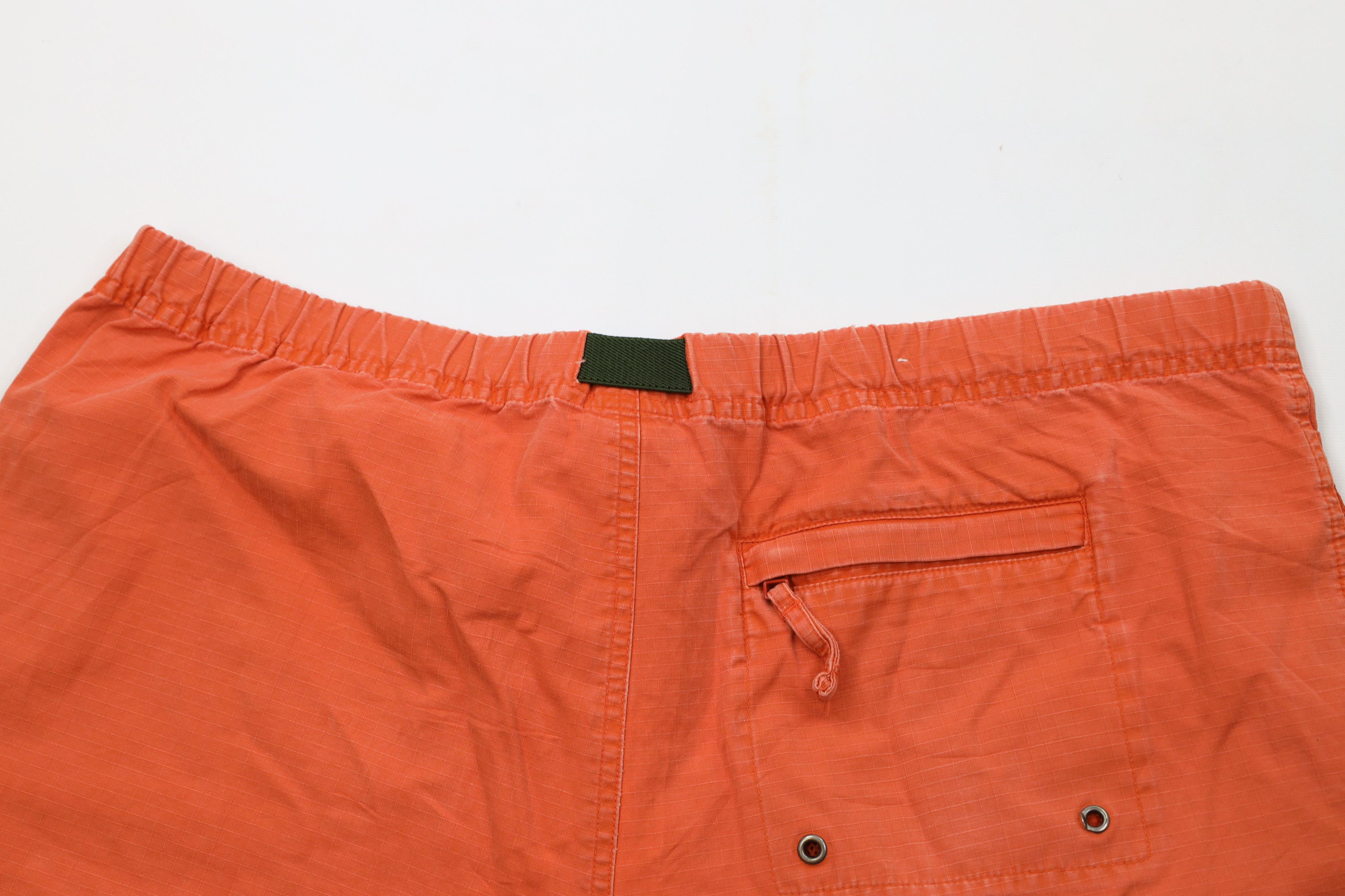 Gap Vintage Y2K 2000 Gap Ripstop Cargo Shorts Orange Cotton Size US 36 / EU 52 - 9 Thumbnail
