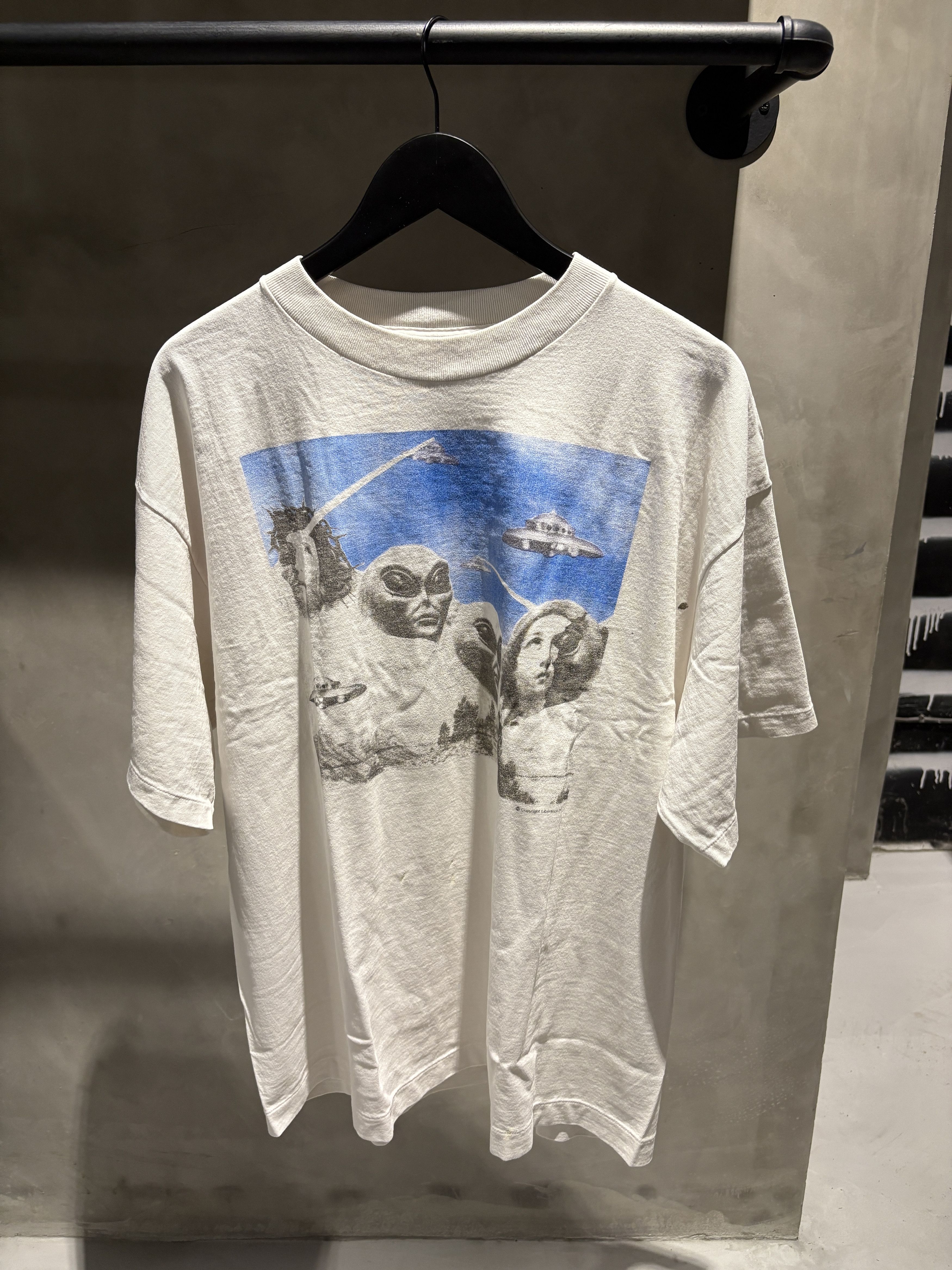 【SAINT Mxxxxxx × Sean Wotherspoon】 SW_SS TEE/KIKI / WHT SAINT MXXXXXX + Sean Wotherspoon Kiki Printed Cotton-Jersey