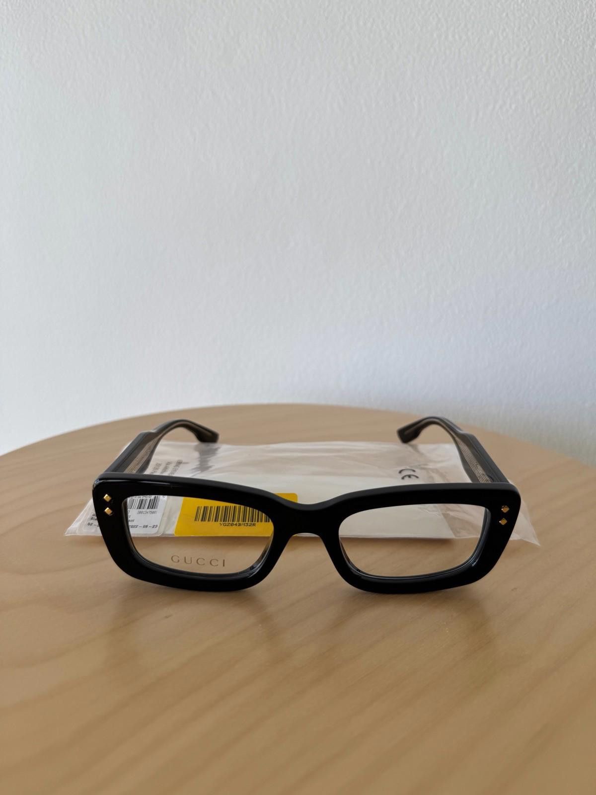 Gucci New Gucci eyewear glasses GG1216o 001 black diamond womens Size ONE SIZE - 1 Thumbnail