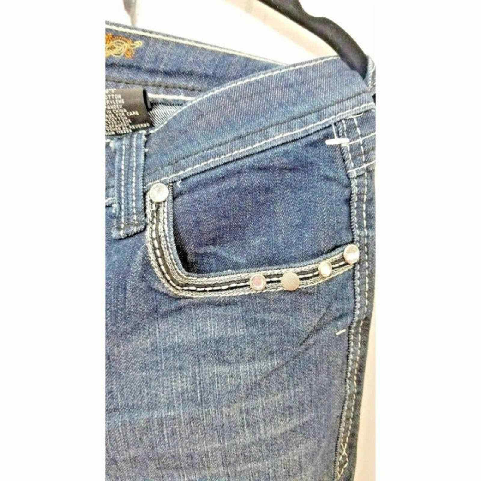 Other JZ Premium Denim Jeans 1 Bling NWT Bling Blue Jean Pant Pan Size 28" / US 6 / IT 42 - 7 Thumbnail
