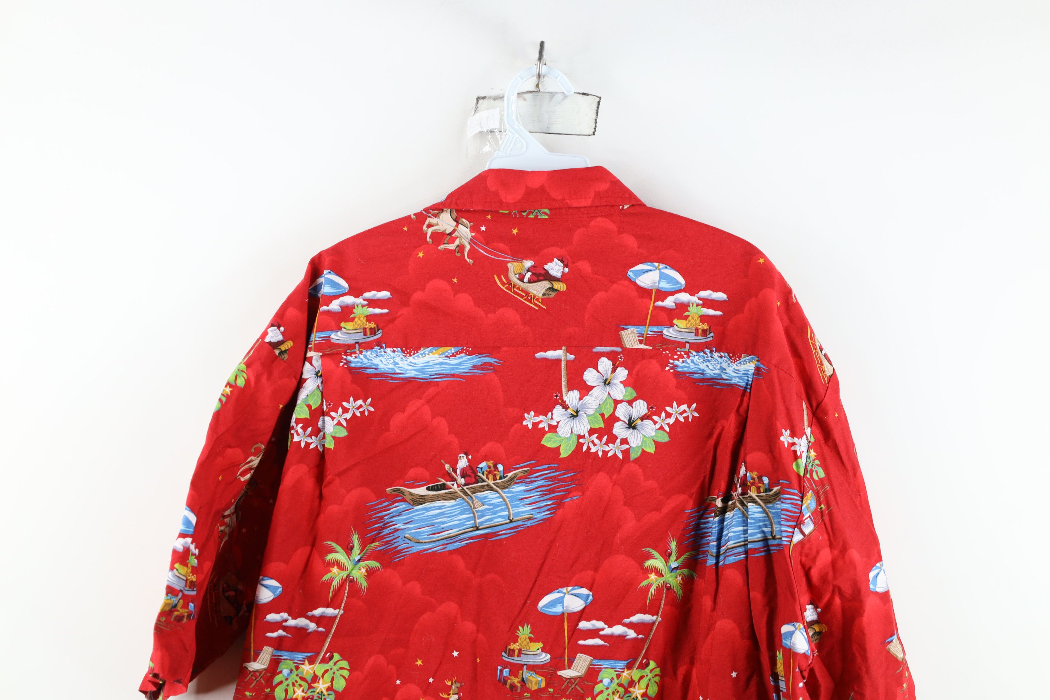 Vintage Vintage 90s Streetwear Claus Hawaiian Button Shirt USA Size US XXL / EU 58 / 5 - 10 Thumbnail