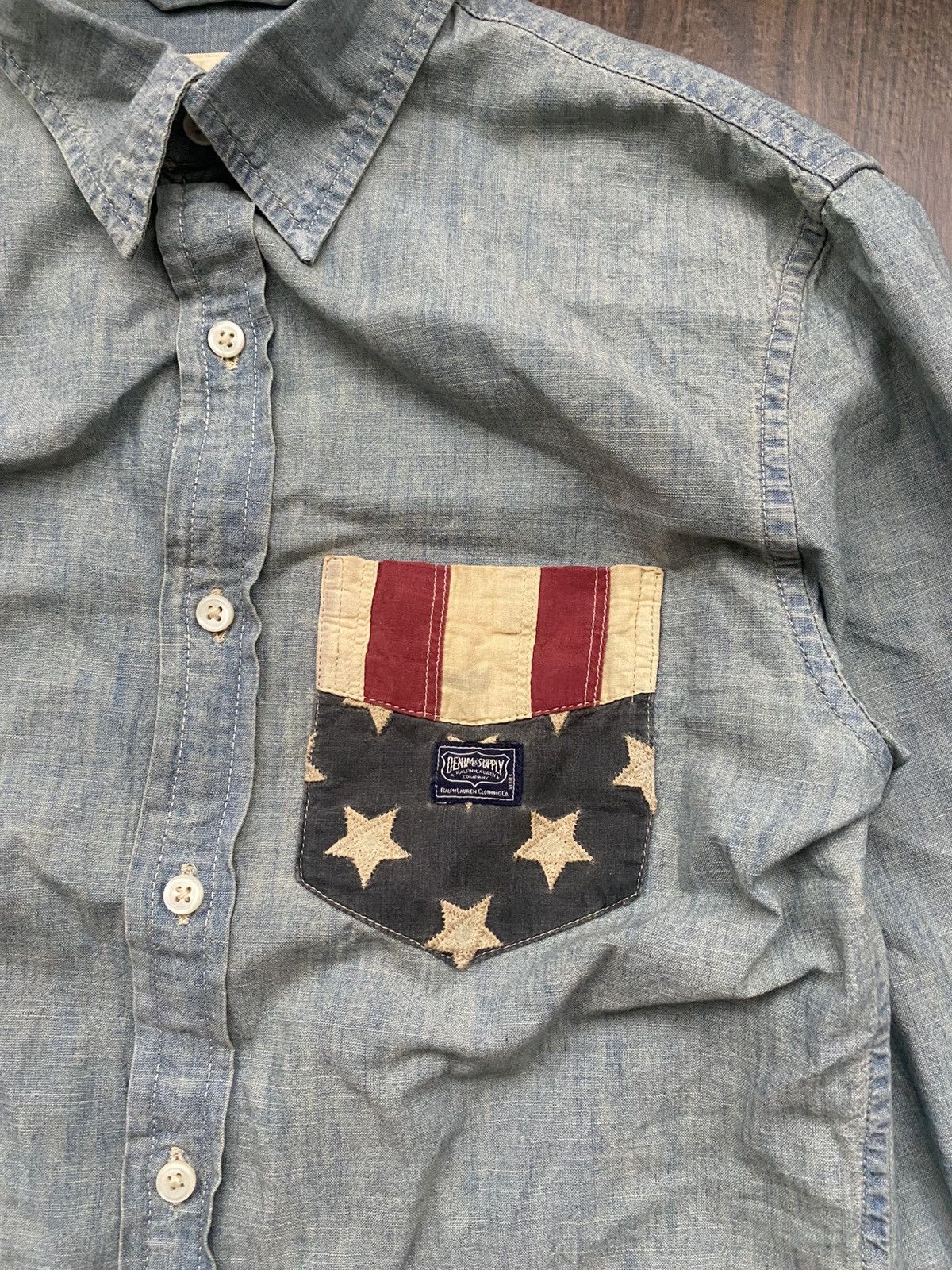Denim & Supply Ralph Lauren Ralph Lauren Denim&Supply USA flag shirt Size US XS / EU 42 / 0 - 3 Thumbnail