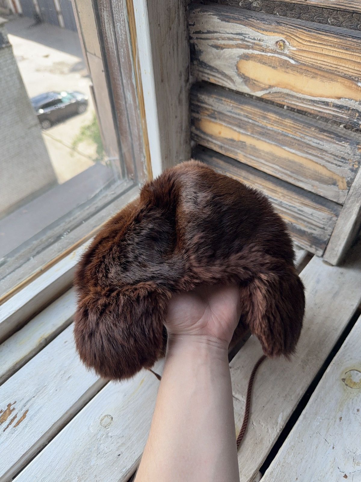 Hysteric Glamour × Japanese Brand × Vintage Vintage Real Fur Mohair Fuzzy Ushanka Y2K Opium Hype Rare OS Size ONE SIZE - 5 Thumbnail