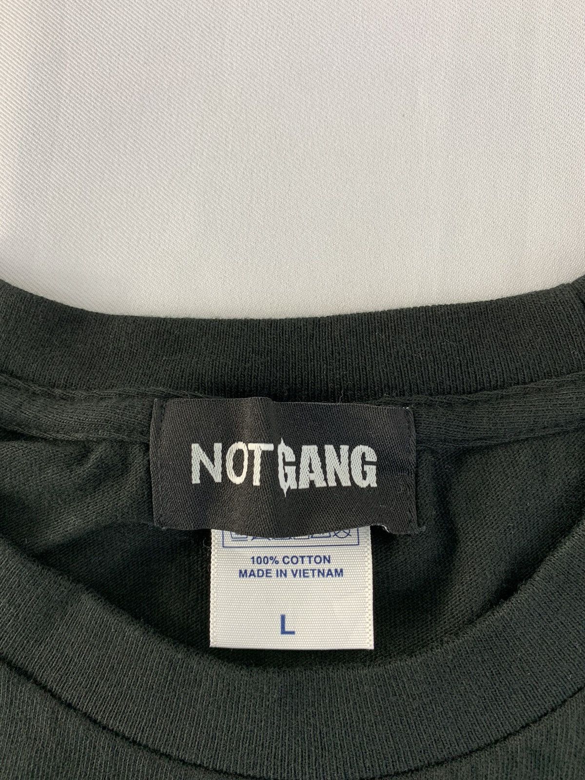 Japanese Brand Not Gang My First T Go To The Beds Big Logo Printed Tee Size US L / EU 52-54 / 3 - 5 Thumbnail