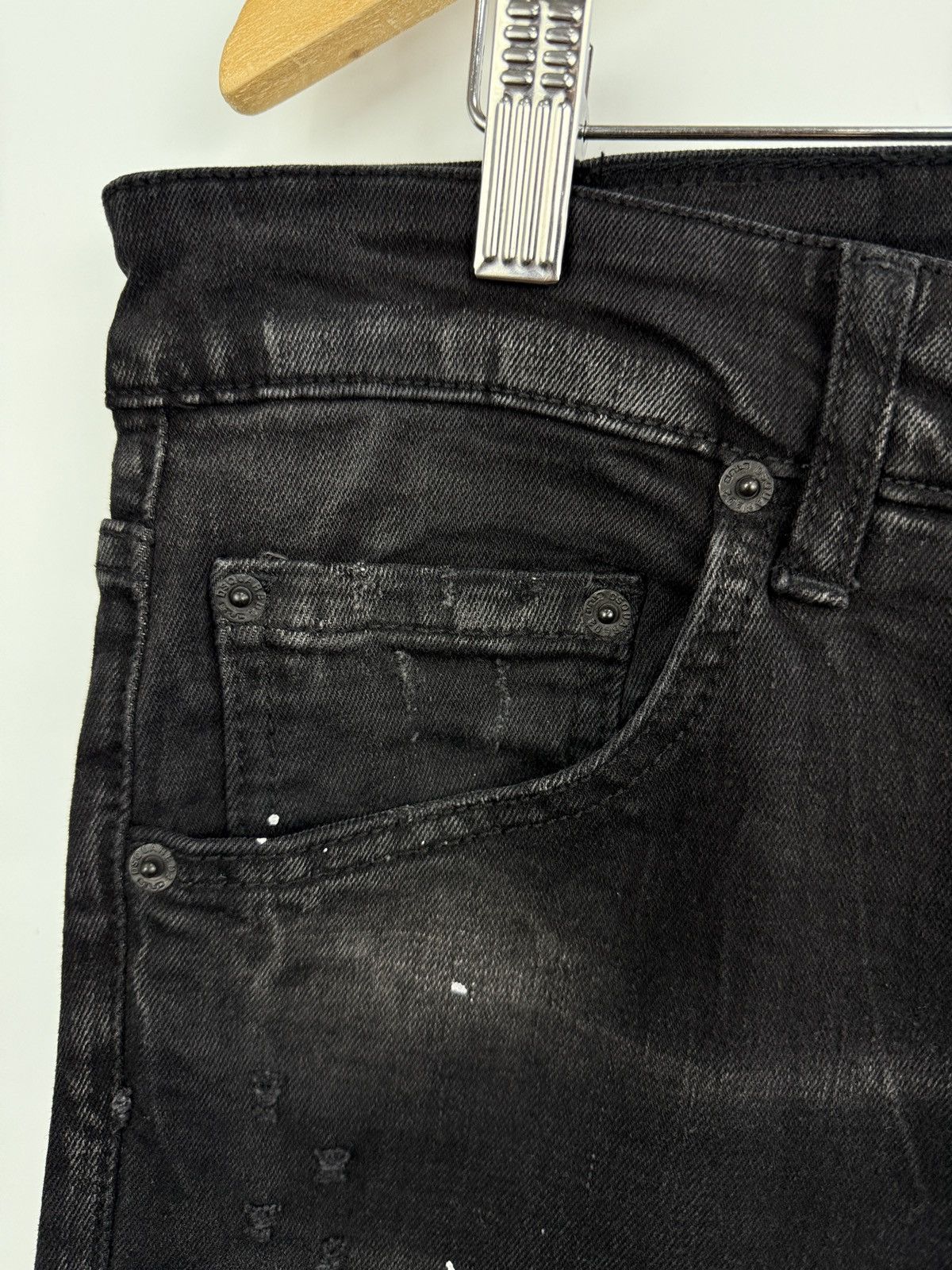 Dsquared2 🇮🇹 Y2K Dsquared2 Punk Jeans Made in Italy Rare Retro Hype Size US 36 / EU 52 - 7 Thumbnail