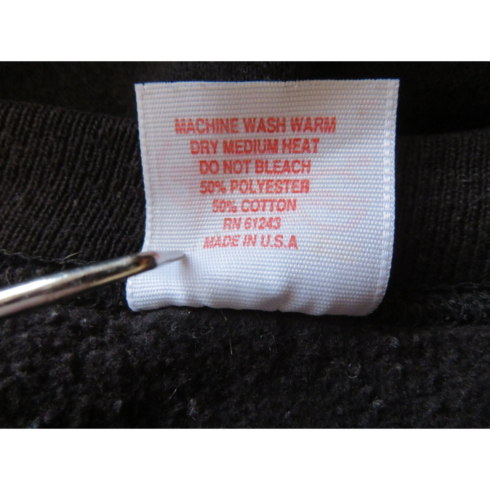 Other Eat Right Exercise Die Anyway Sweatshirt, Black M-L 1990s Size M / US 6-8 / IT 42-44 - 5 Thumbnail