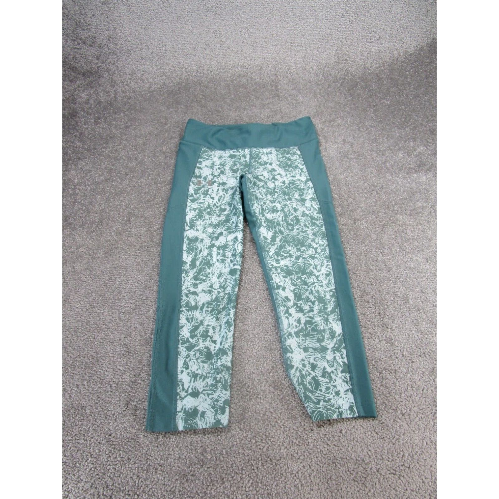 Under Armour Under Armour Womens Small Heatgear Blue Compression Crop Leggings Size 28" / US 6 / IT 42 - 1 Thumbnail