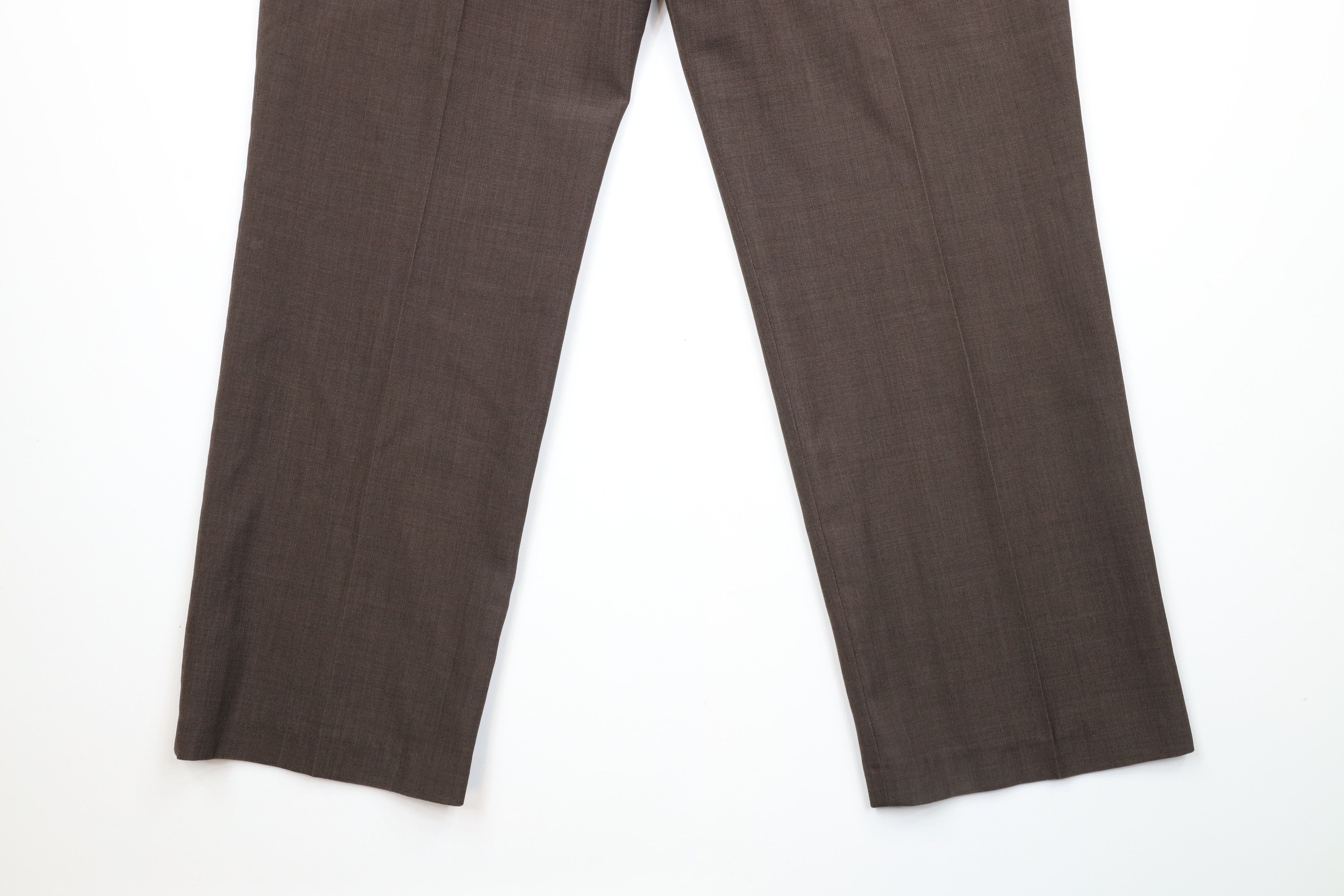 Vintage Vintage 70s Streetwear Worsted Wool Blend Pleated Pants USA Size 32 - 12 Thumbnail