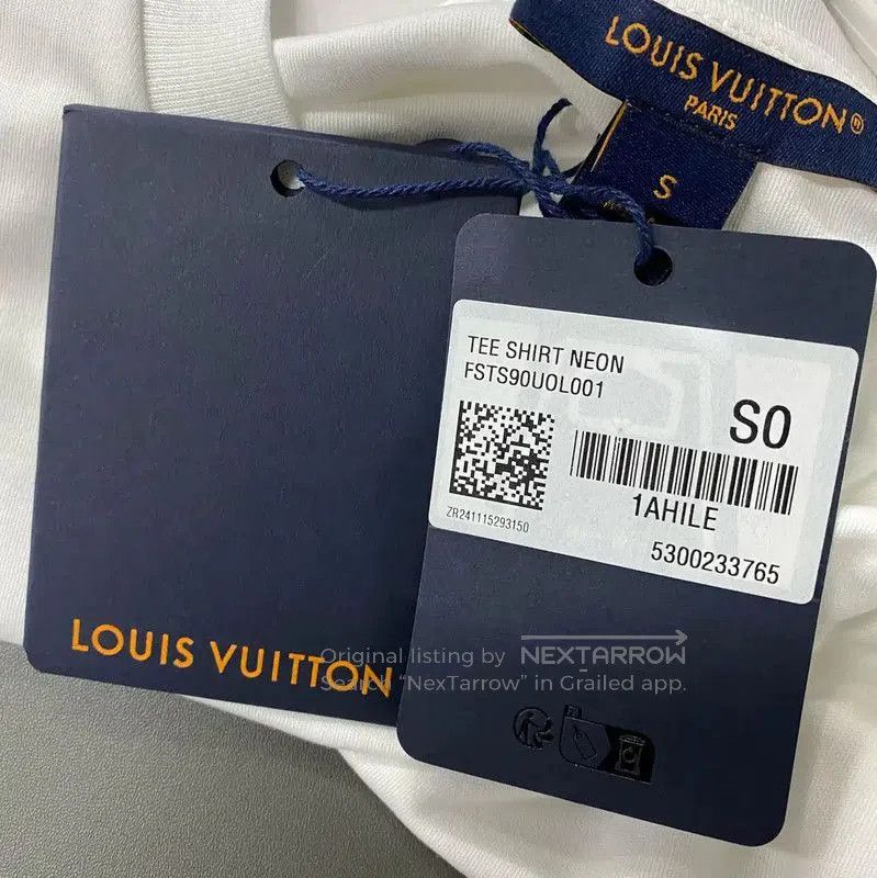 Louis Vuitton Louis Vuitton Women's White Cotton T. Size S / US 4 / IT 40 - 7 Thumbnail