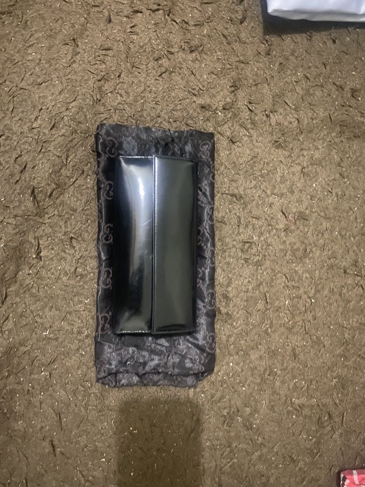 Gucci Auth Gucci Black Long Wallet Size ONE SIZE - 2 Thumbnail