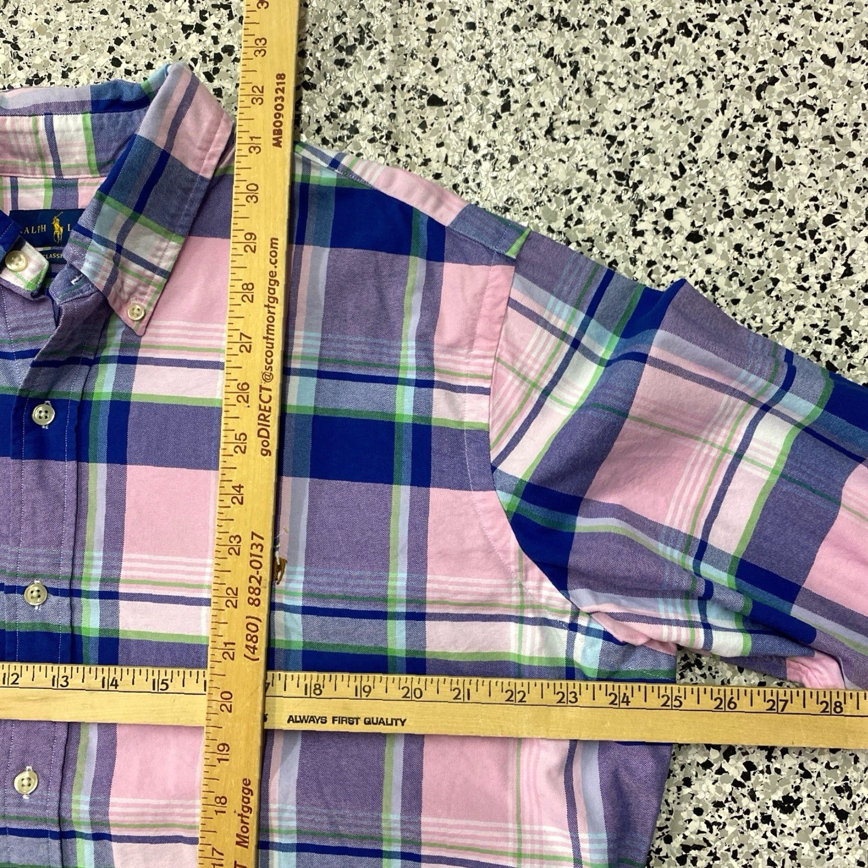 Ralph Lauren Ralph Lauren Button-Up Shirt XL Men Plaid Blue Pink Green Classic Fit Casual Workwear Size US XL / EU 56 / 4 - 3 Thumbnail