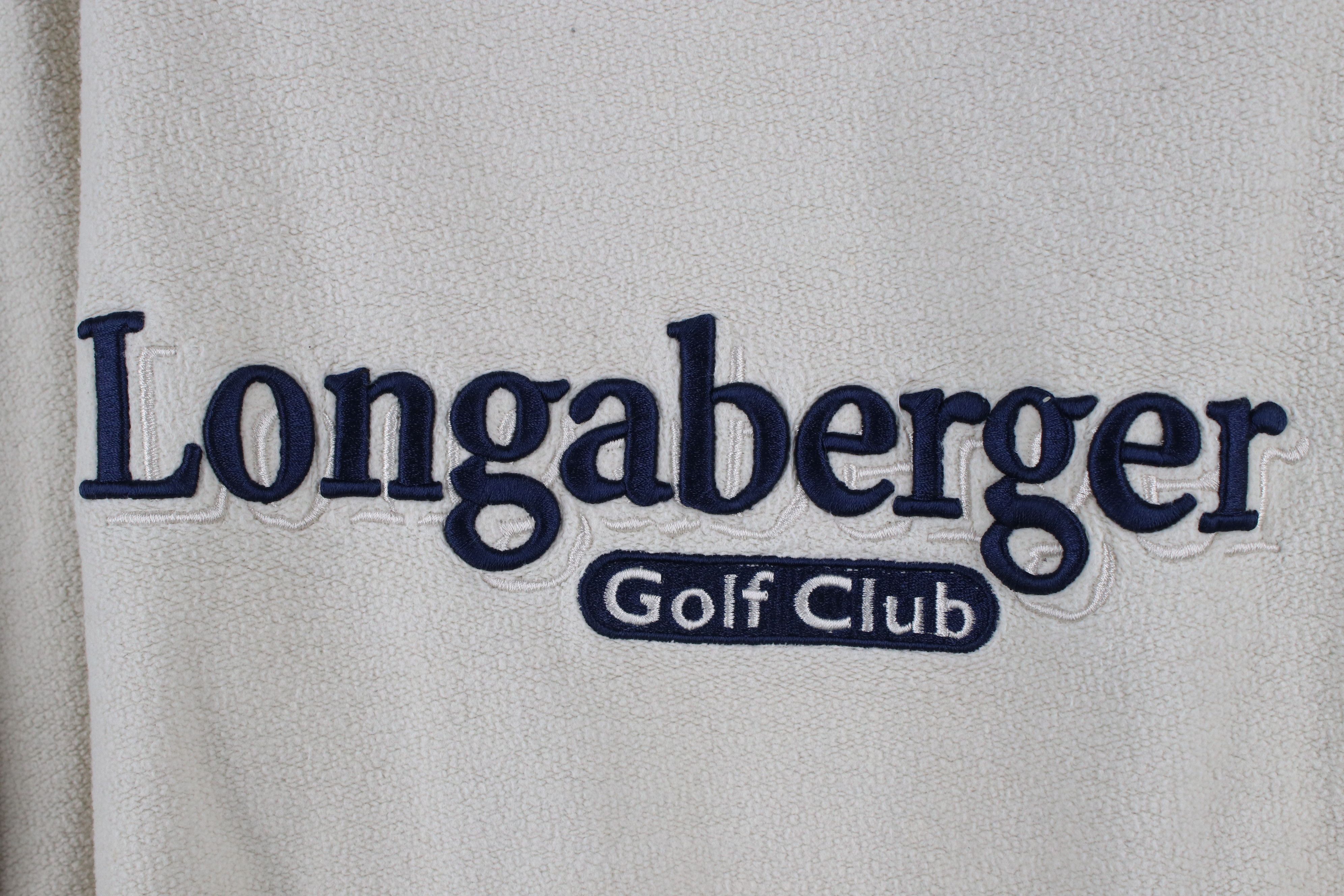 Vintage Vintage Reverse Longaberger Golf Club Sweatshirt Beige Size US XL / EU 56 / 4 - 4 Thumbnail