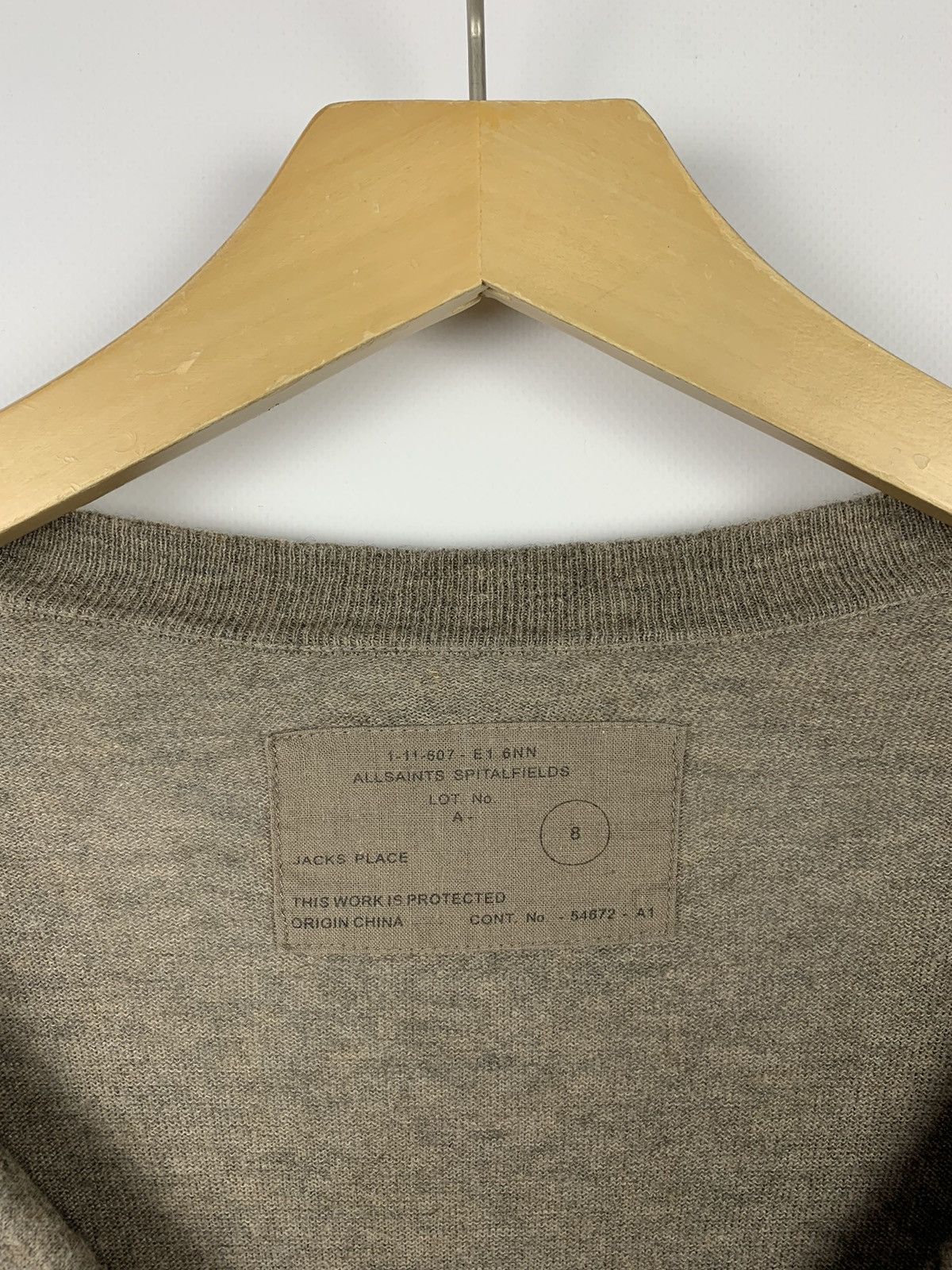 Allsaints Allsaints Cotton Wool Symphony Knit Dress Size 8 Size S / US 4 / IT 40 - 4 Thumbnail