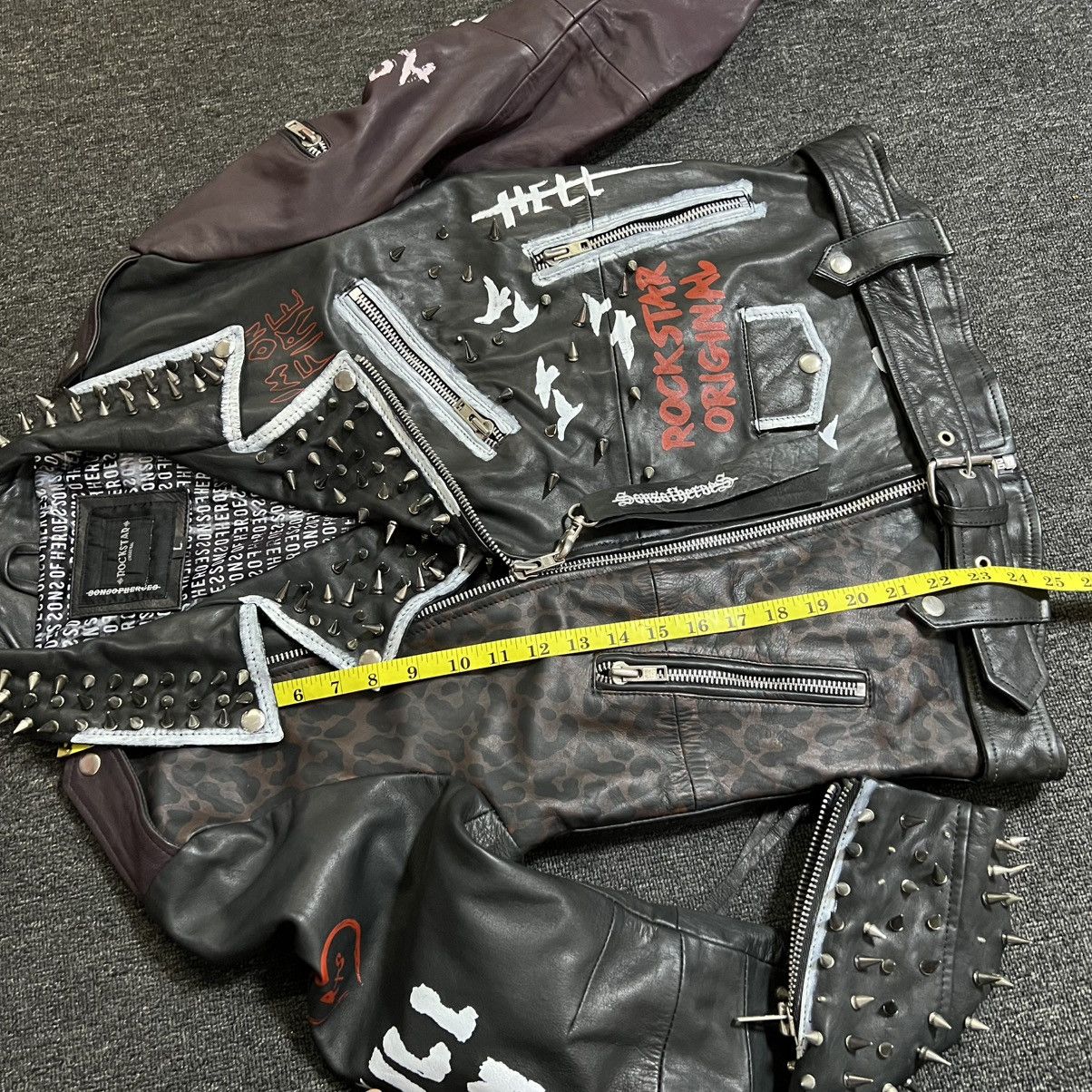If Six Was Nine × Seditionaries Son Of Heroes Punk Leather Studded Jacket Size US L / EU 52-54 / 3 - 13 Thumbnail