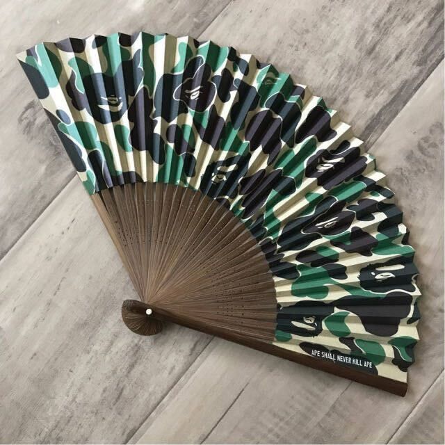 Bape 🇯🇵Kyoto limited🇯🇵 BAPE folding fan ABC camo a bathing ape NIGO Size ONE SIZE - 2 Thumbnail