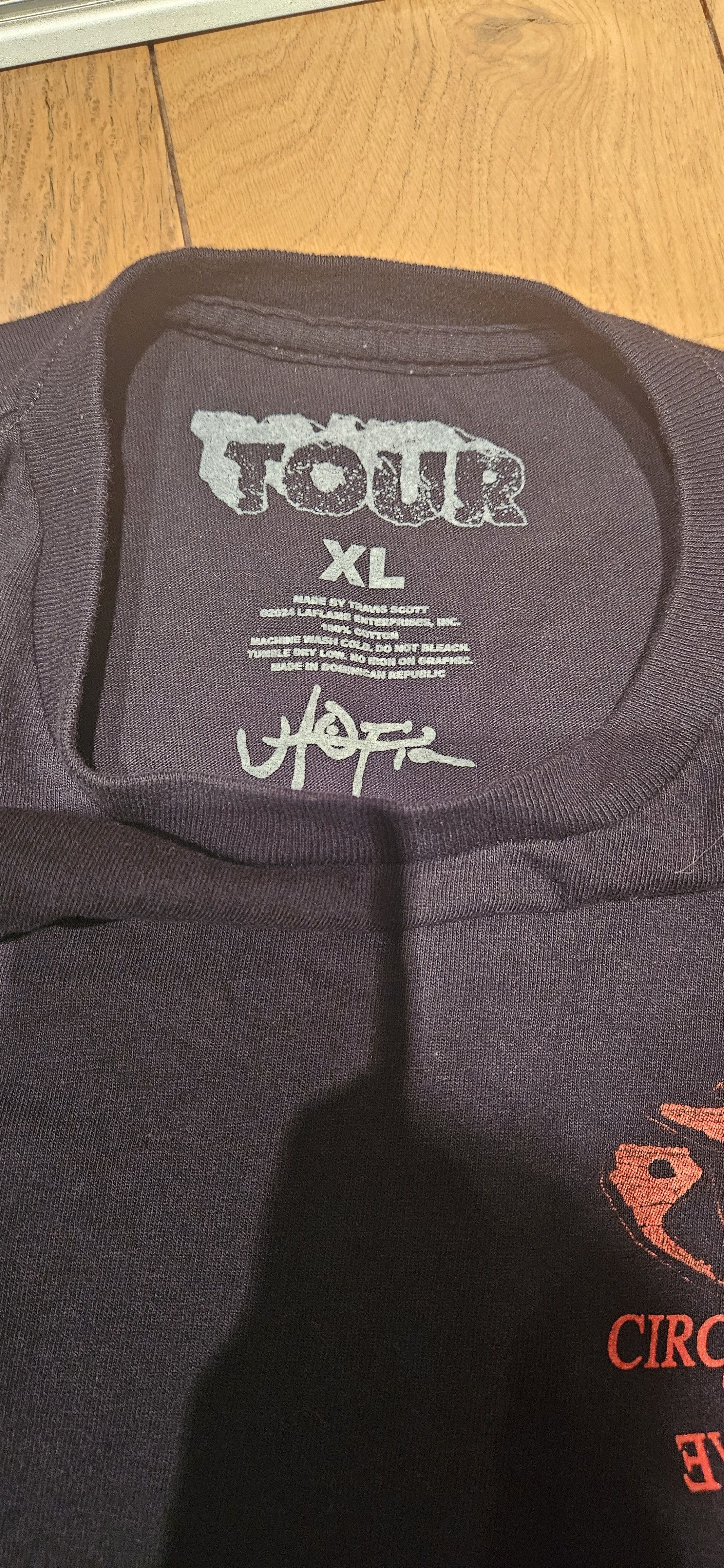 Travis Scott EXCLUSIVE VIP UTOPIA EUROPE TOUR TEE TRAVIS SCOTT Size US XL / EU 56 / 4 - 4 Thumbnail