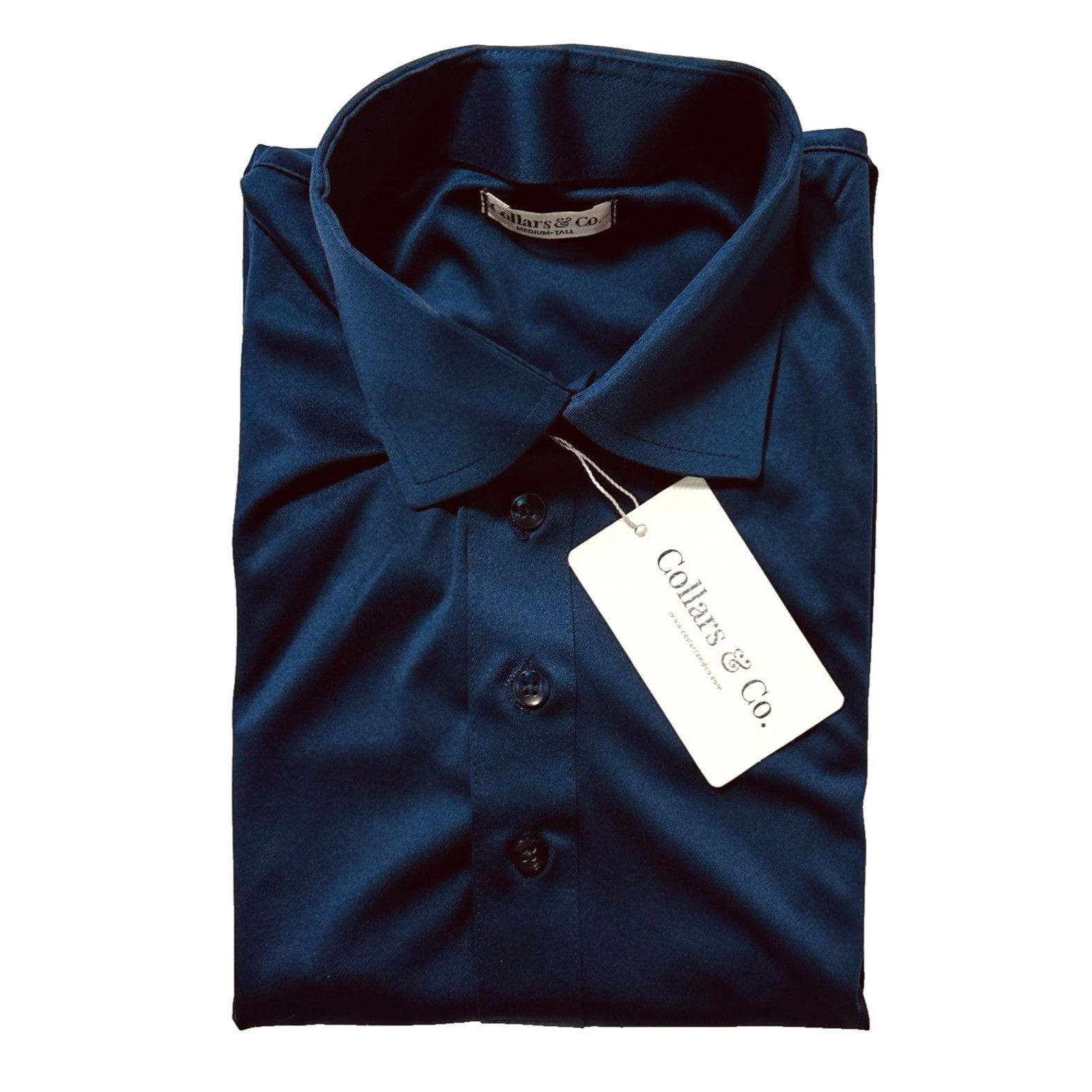 Other Collars & Co. The Original Dress Polo M-Tall Navy Golf Size US M / EU 48-50 / 2 - 9 Thumbnail